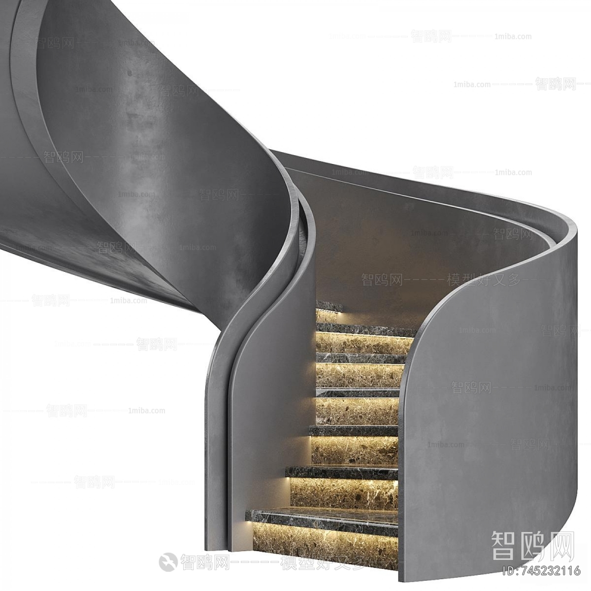 Modern Rotating Staircase