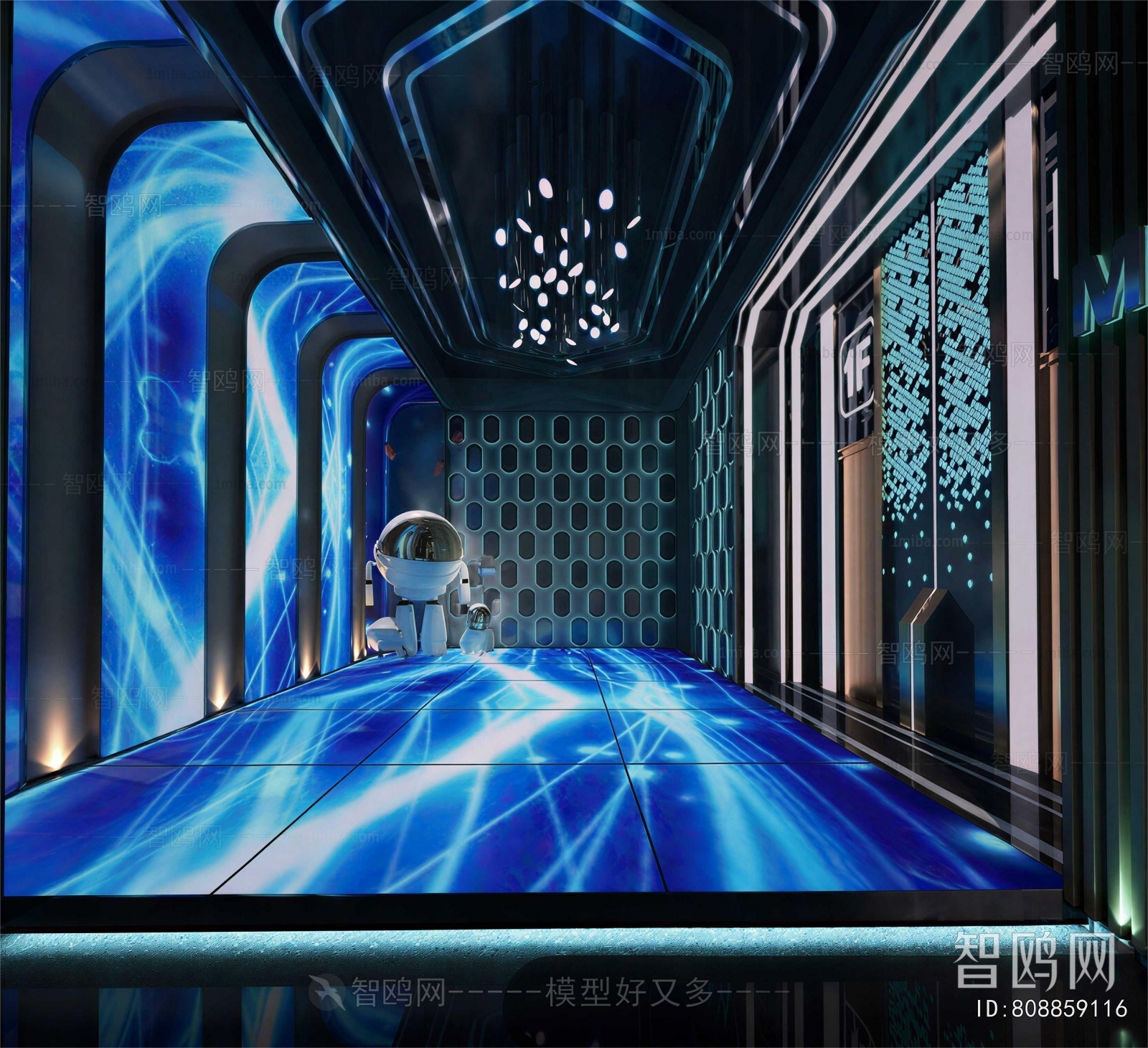 Modern Office Elevator Hall