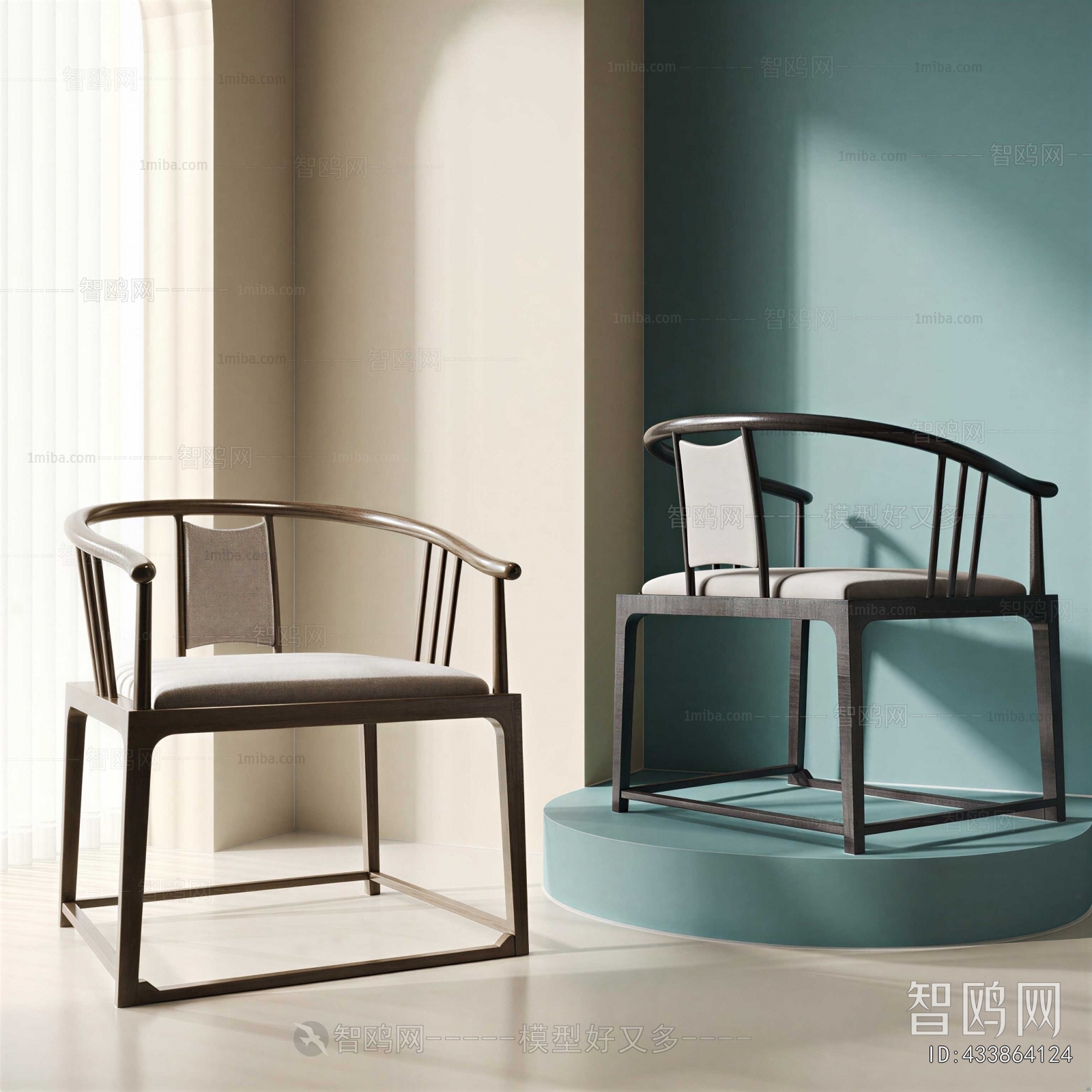 New Chinese Style Lounge Chair