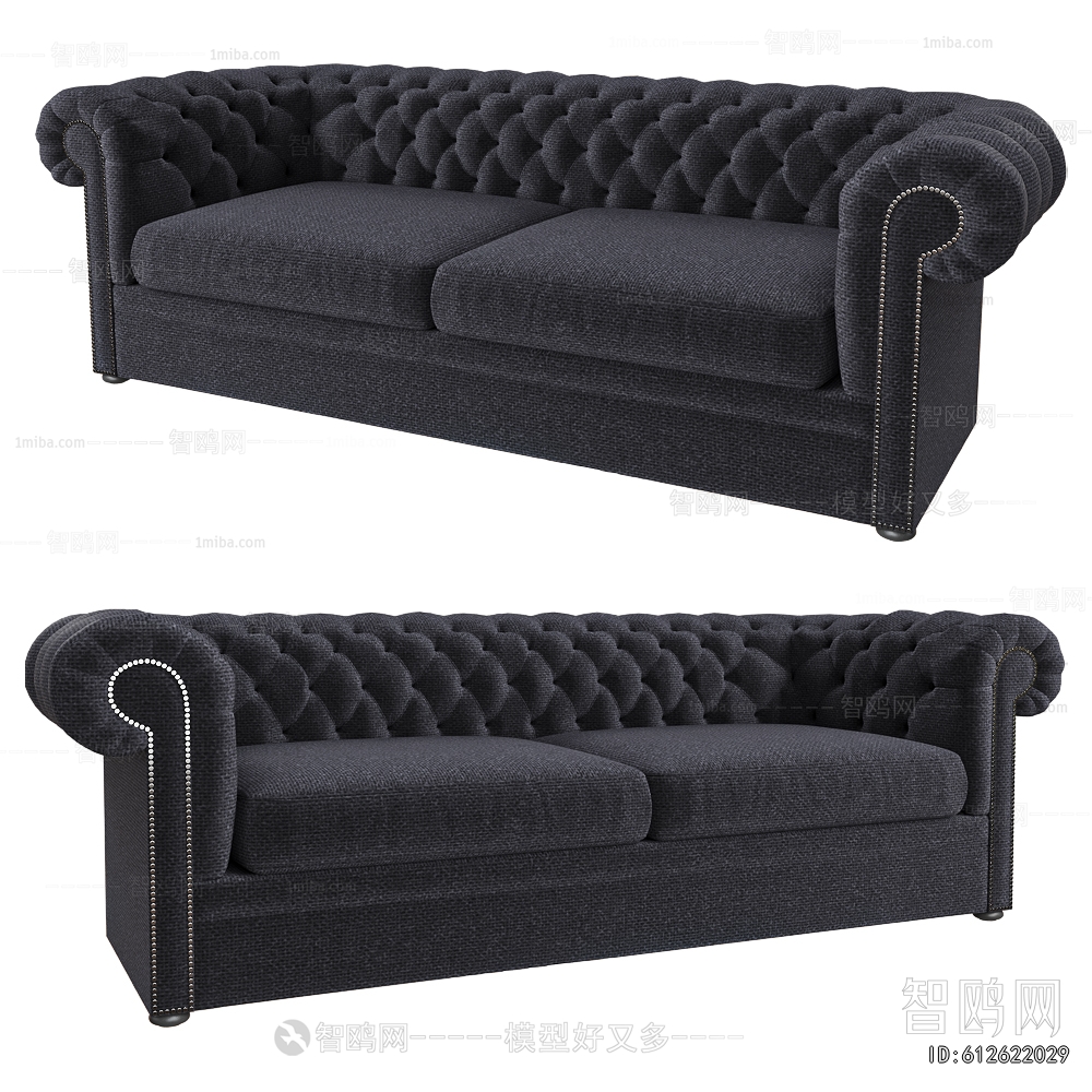 Simple European Style A Sofa For Two
