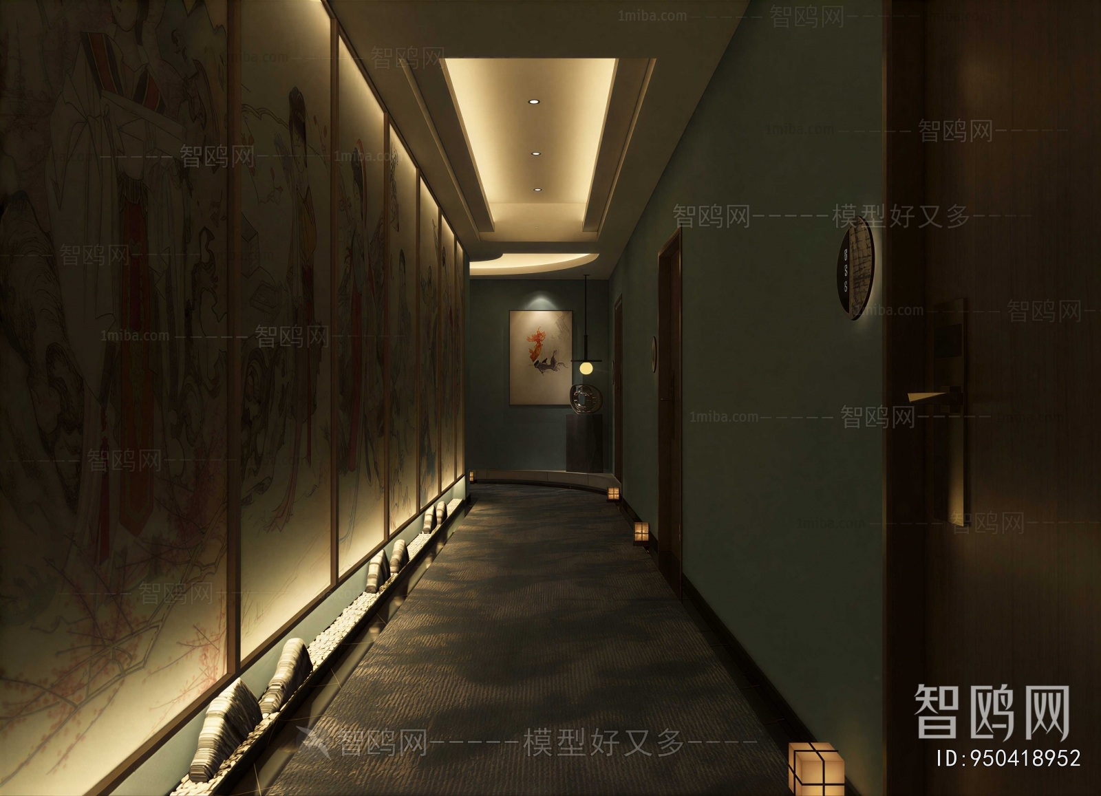 New Chinese Style Corridor
