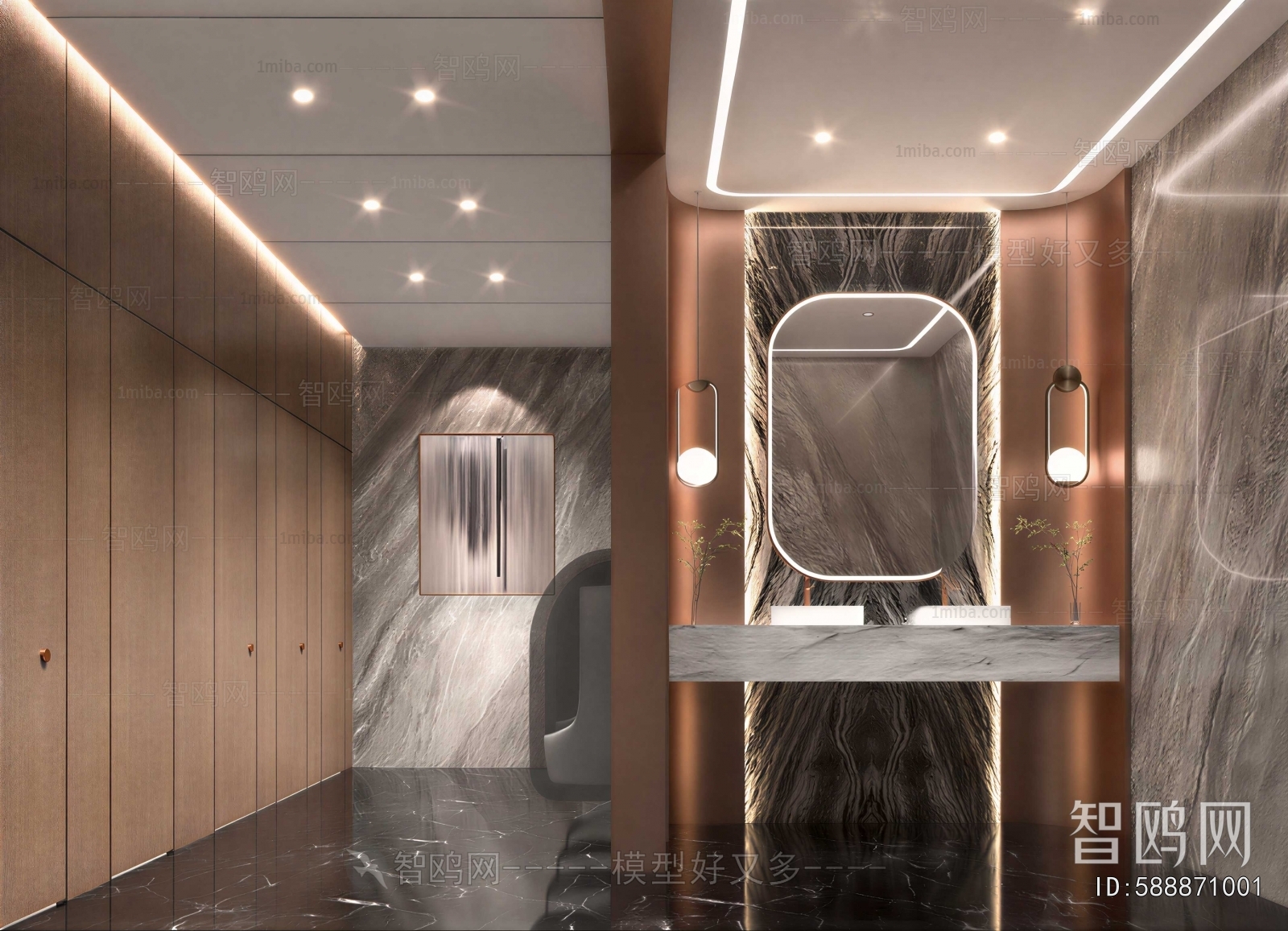 Modern Public Toilet