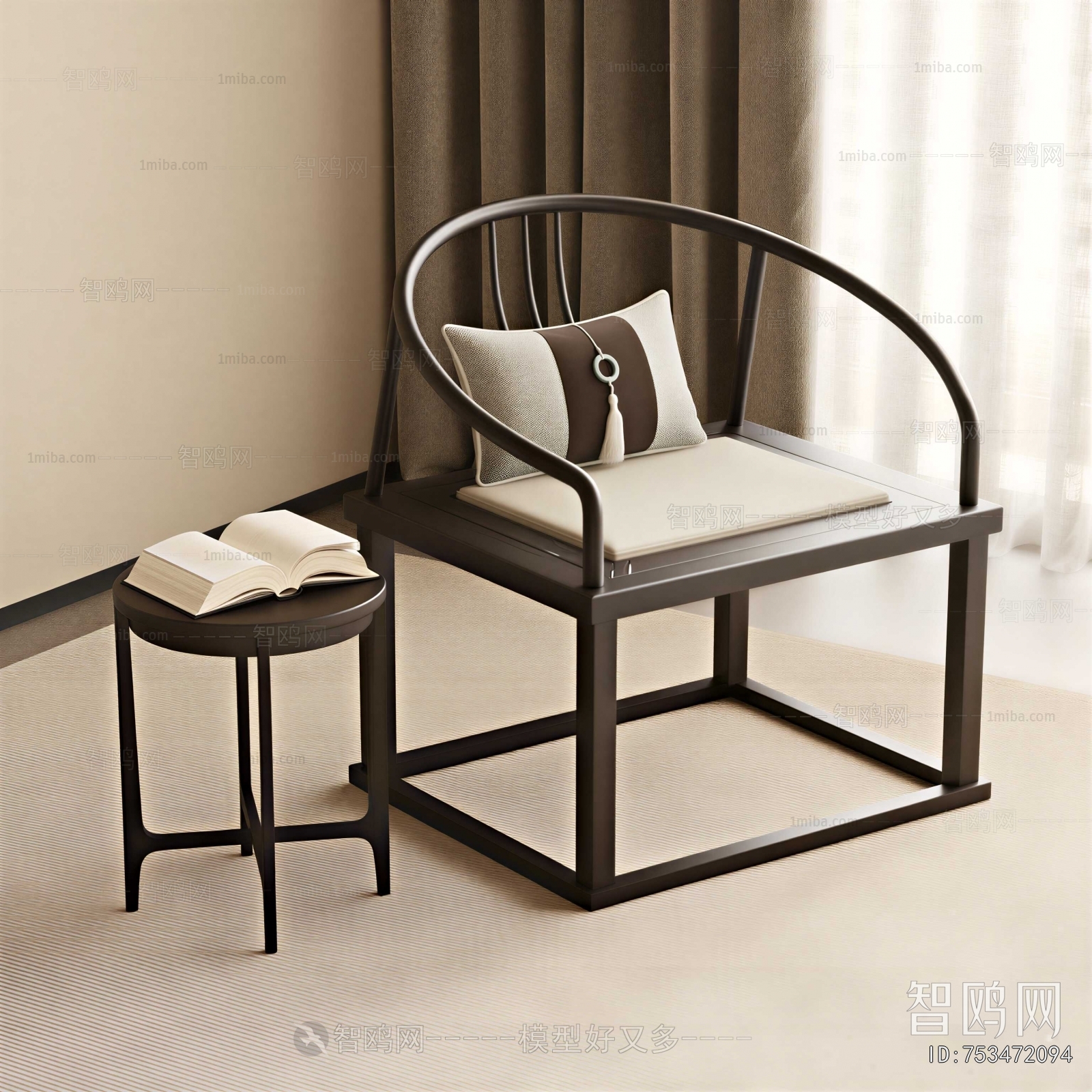 New Chinese Style Lounge Chair