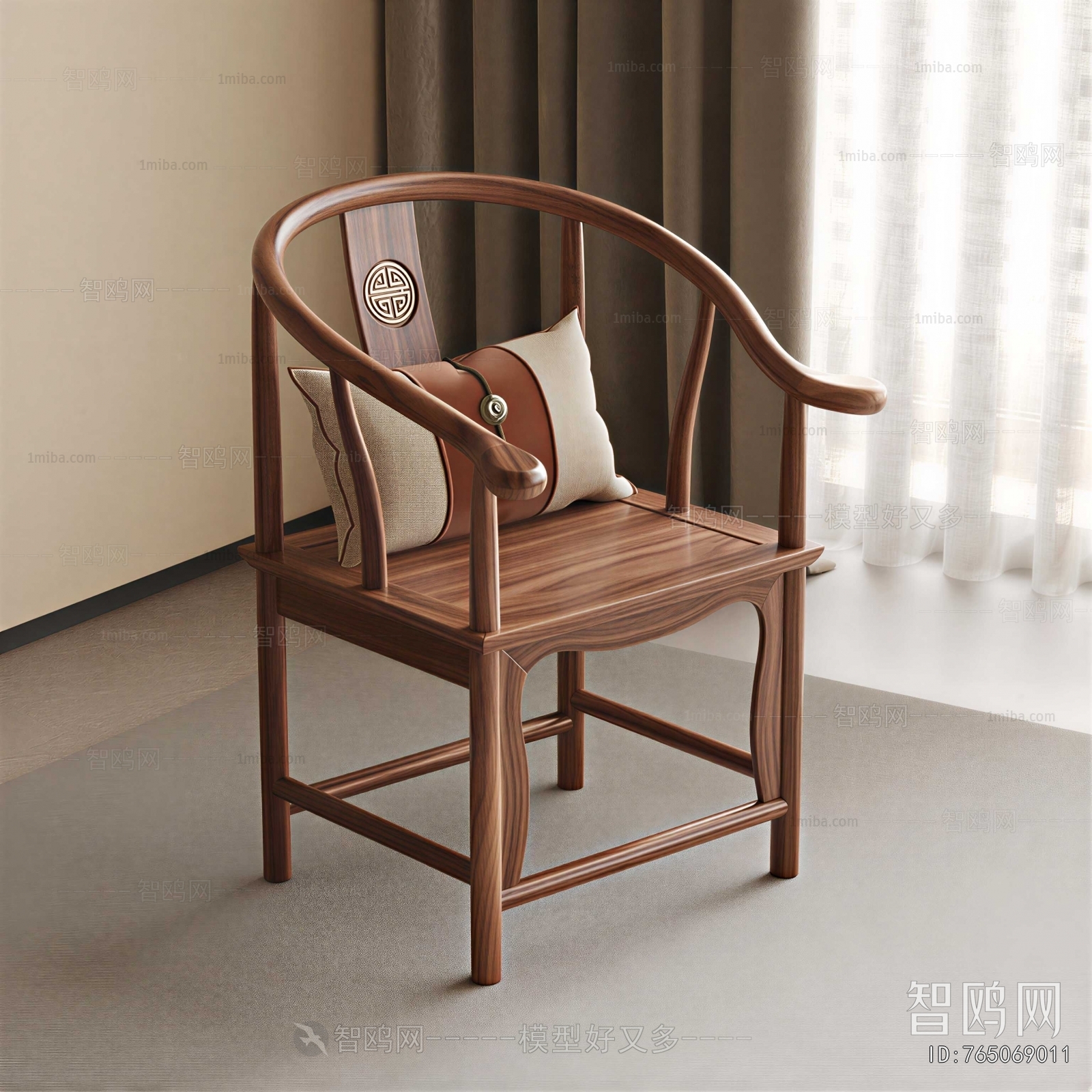 New Chinese Style Lounge Chair