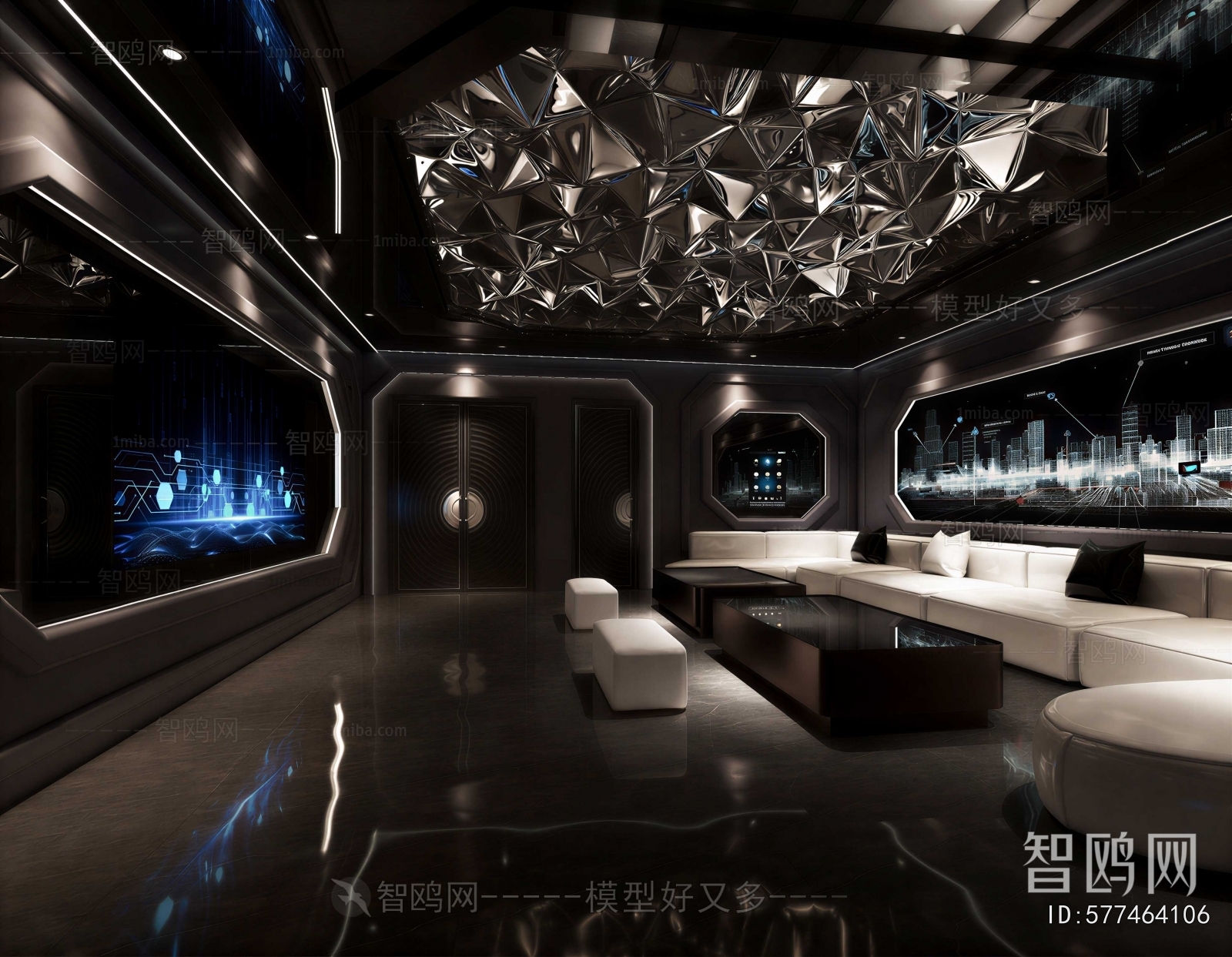 Modern Audiovisual Room