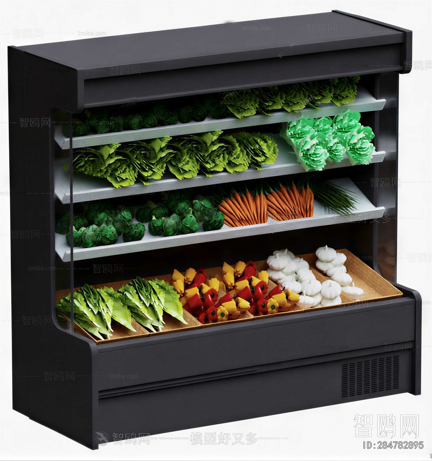 Modern Supermarket Shelf