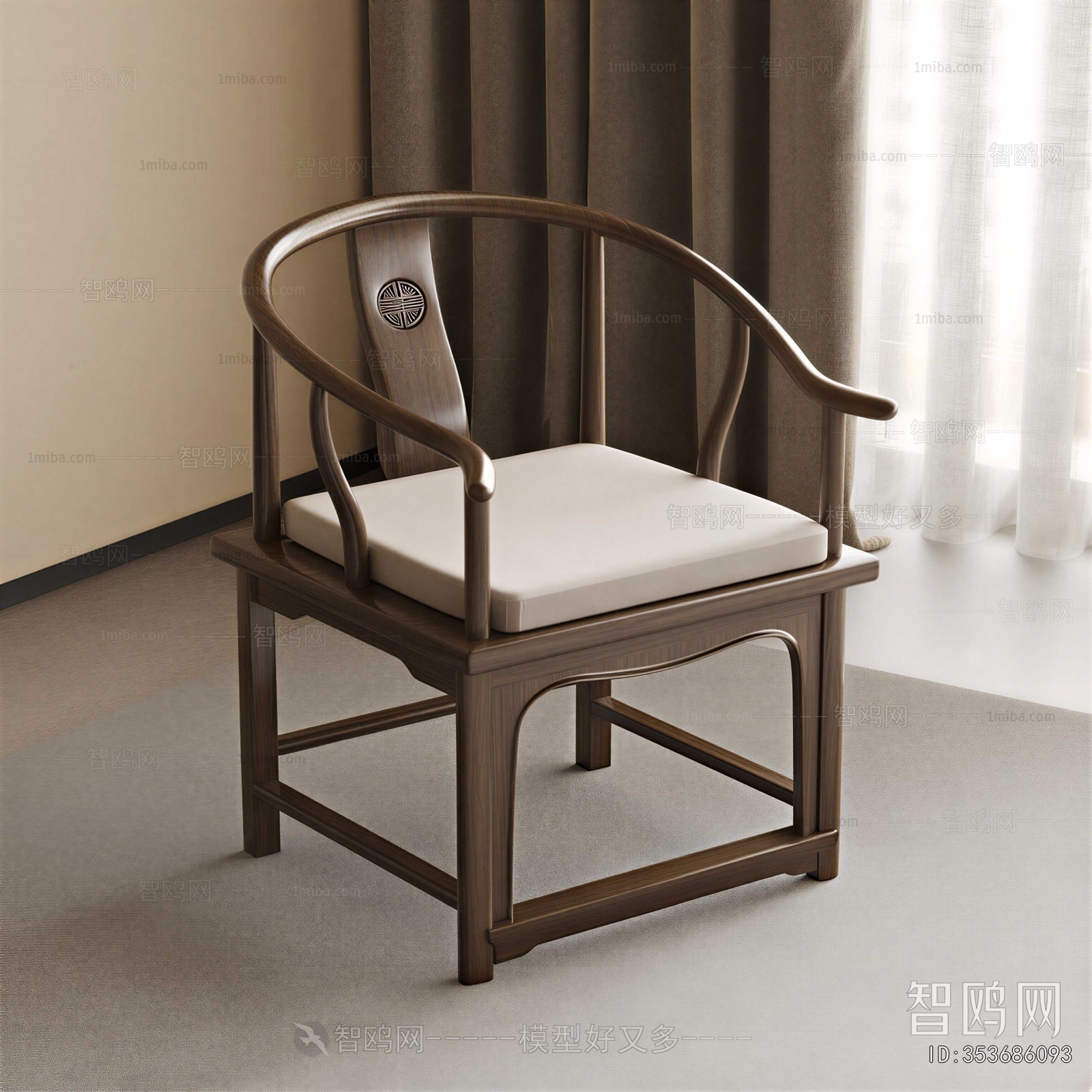 New Chinese Style Lounge Chair