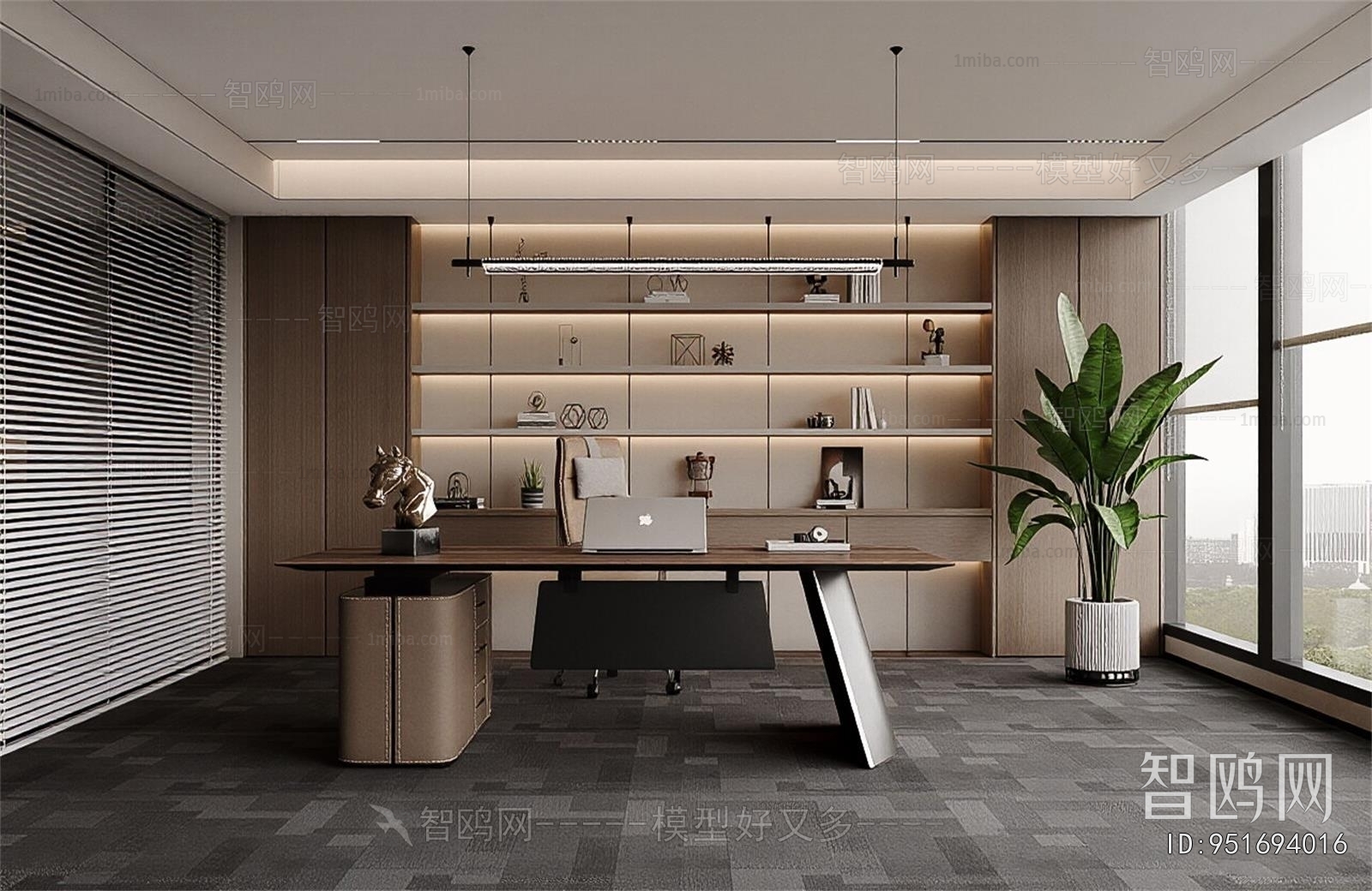 Modern Manager's Office