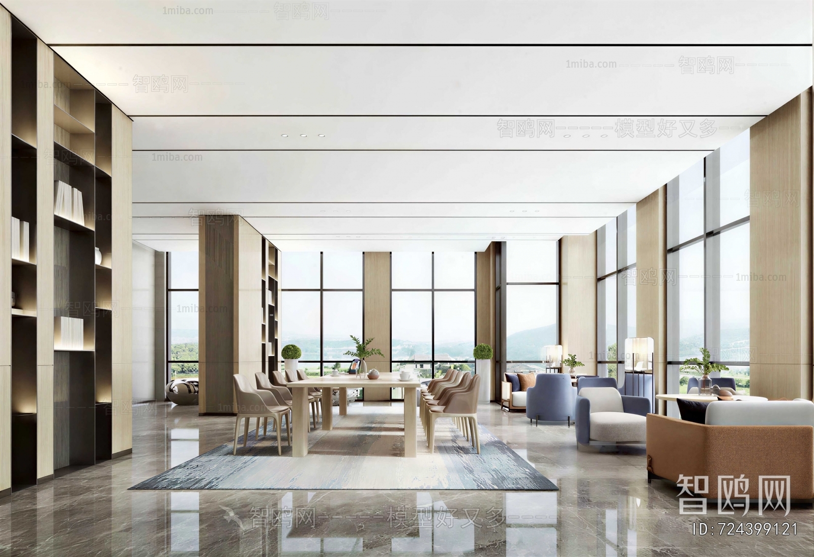 Modern Reception Area