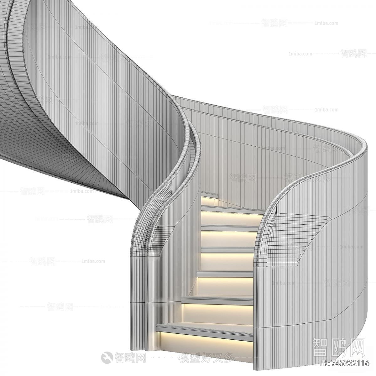Modern Rotating Staircase