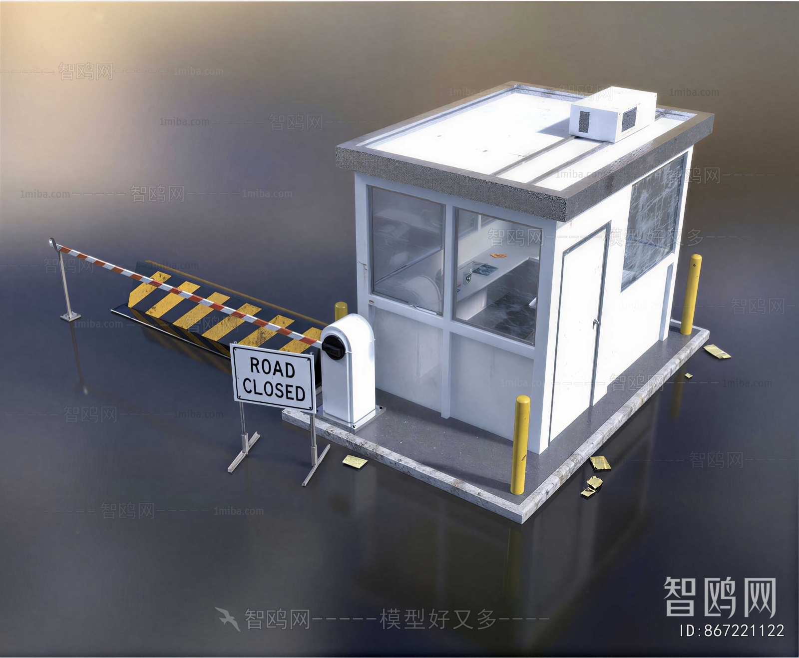 Modern Security Booth