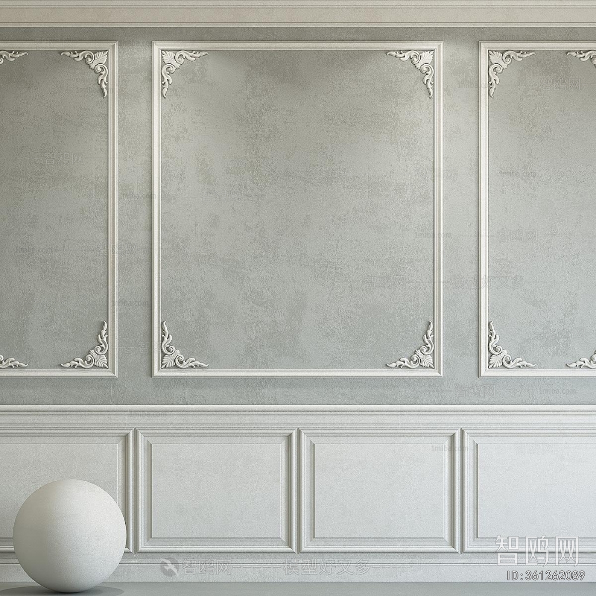 Simple European Style Carving