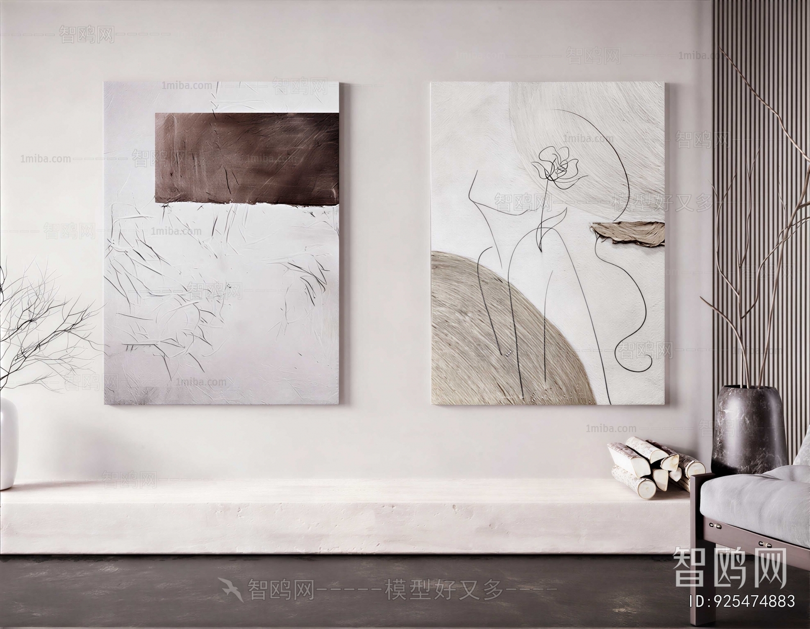 Wabi-sabi Style Painting