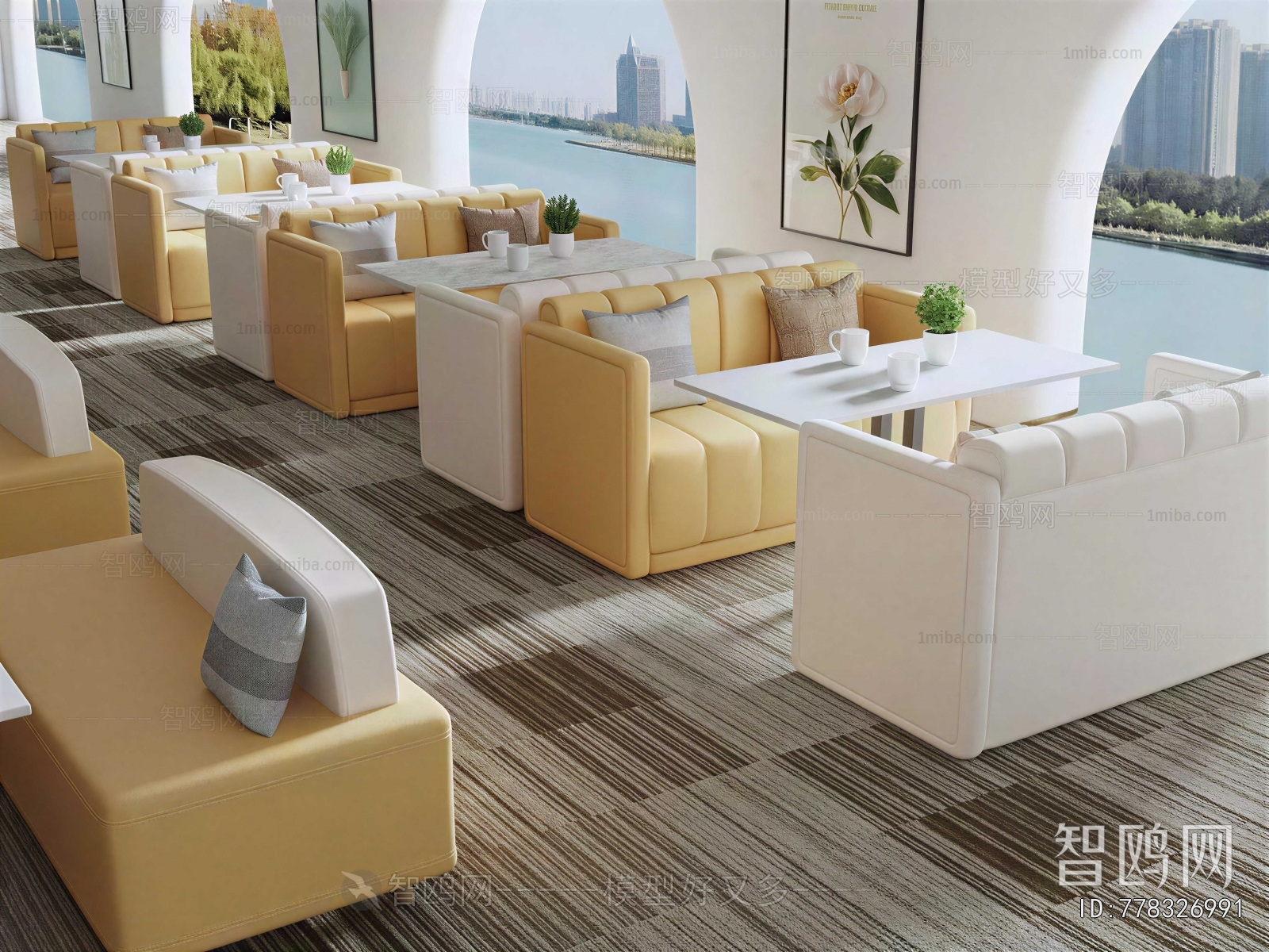 Modern Card Seat Sofa