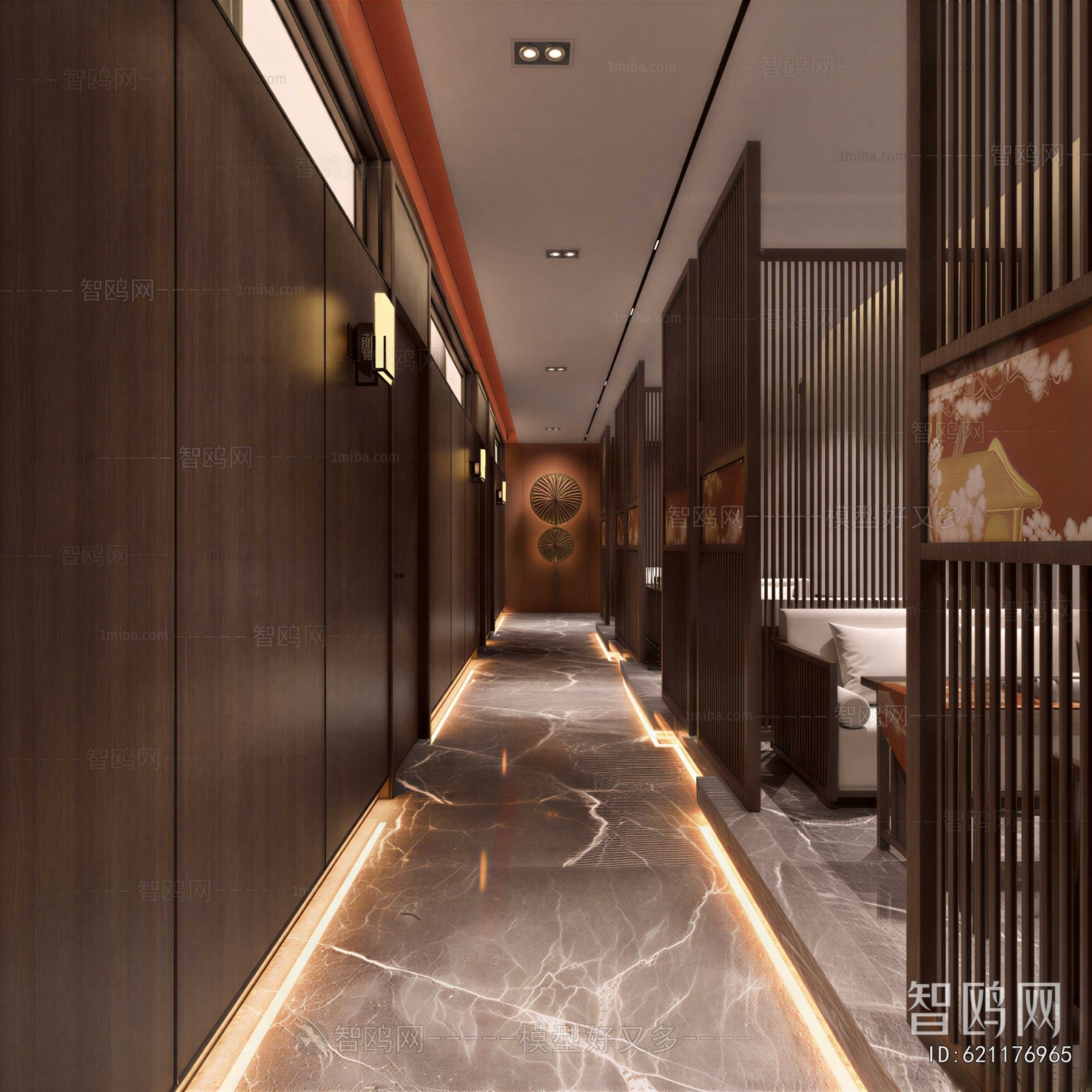 New Chinese Style Corridor