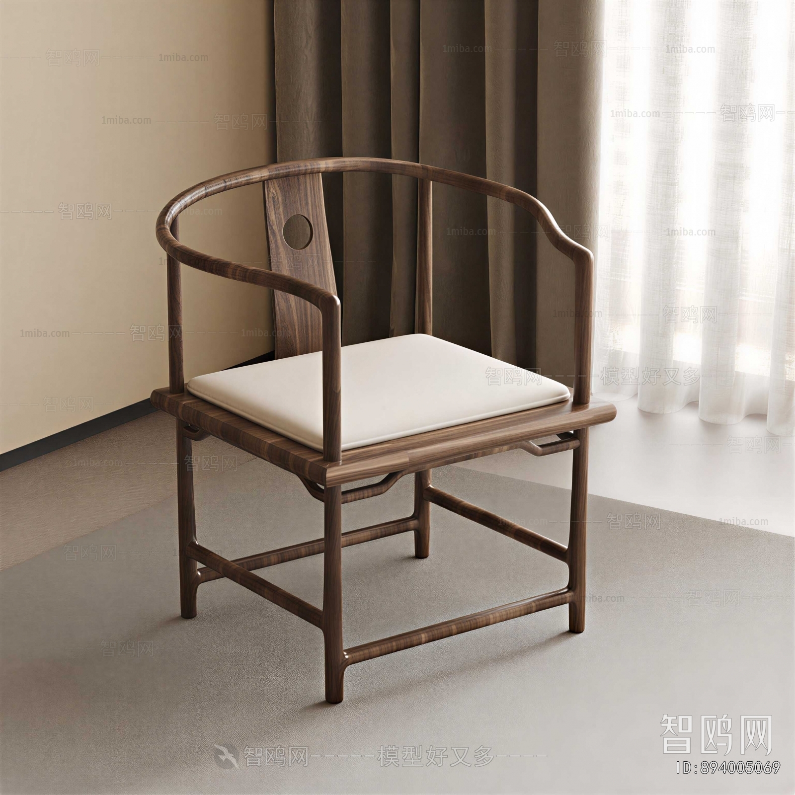 New Chinese Style Lounge Chair