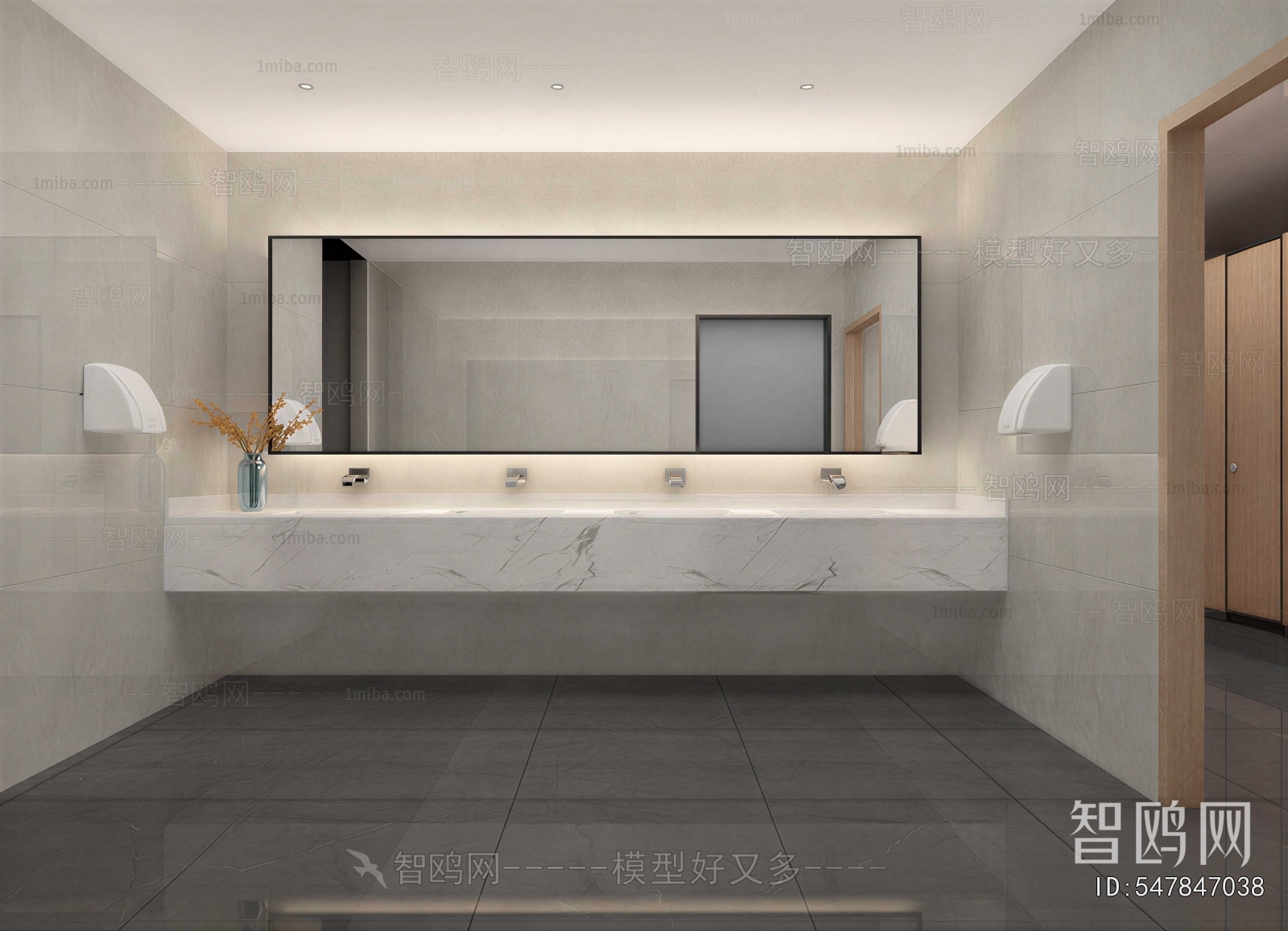 Modern Public Toilet