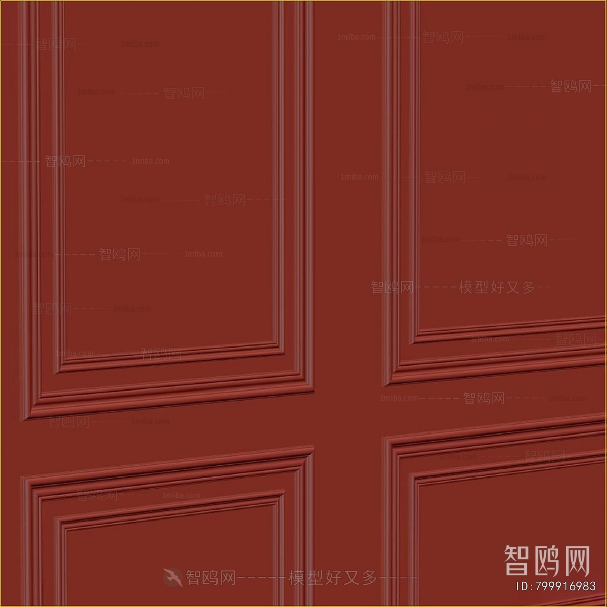 Simple European Style TV Wall