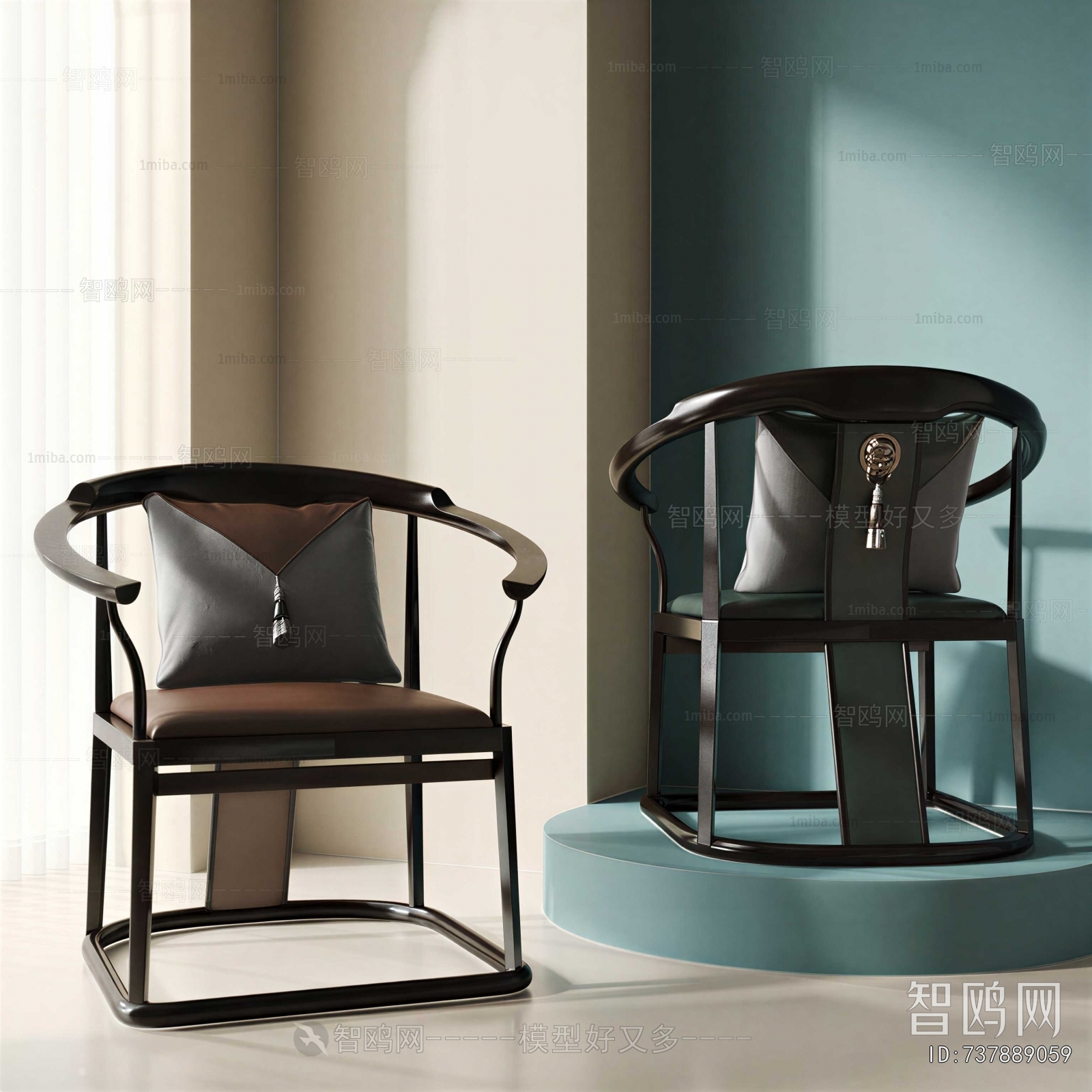 New Chinese Style Lounge Chair
