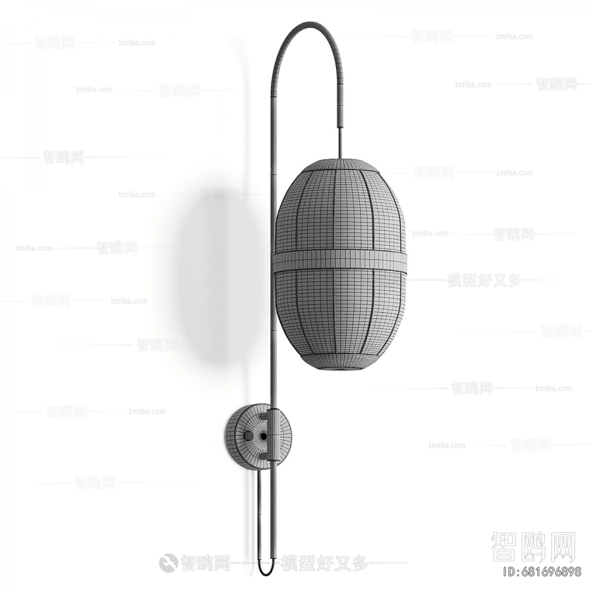 New Chinese Style Wall Lamp