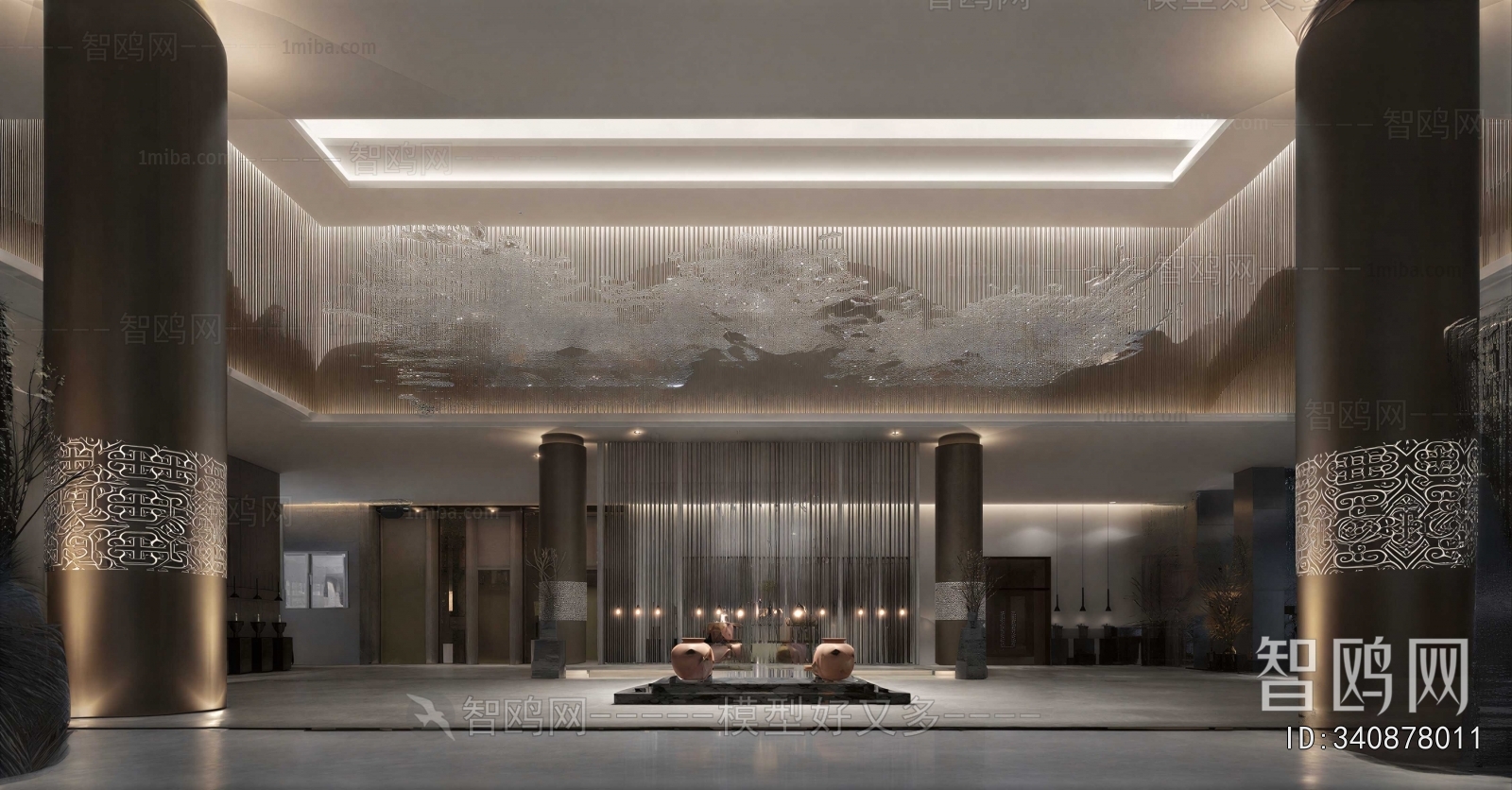 New Chinese Style Lobby Hall