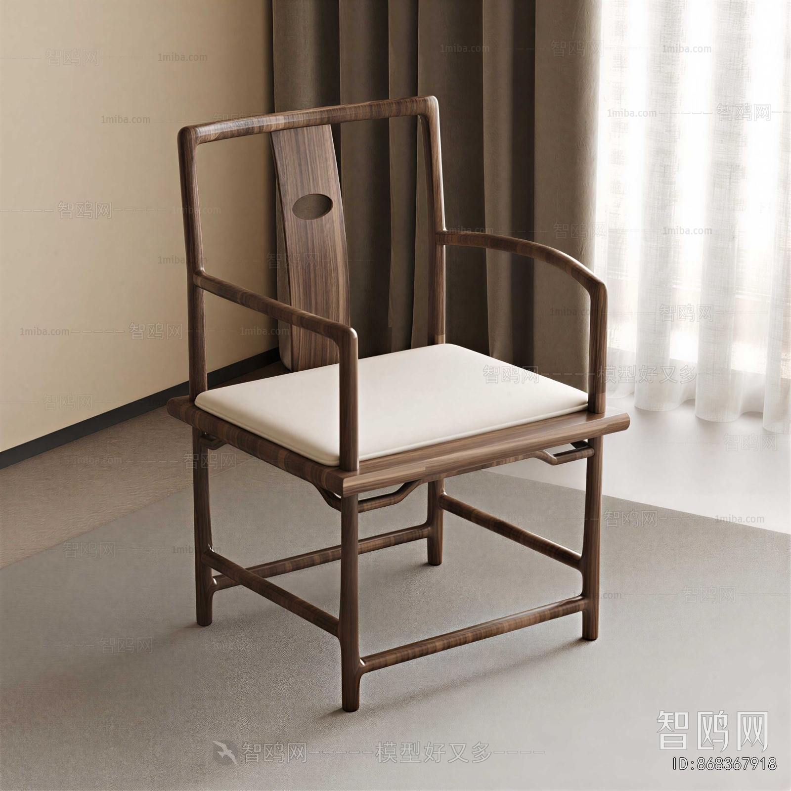 New Chinese Style Lounge Chair