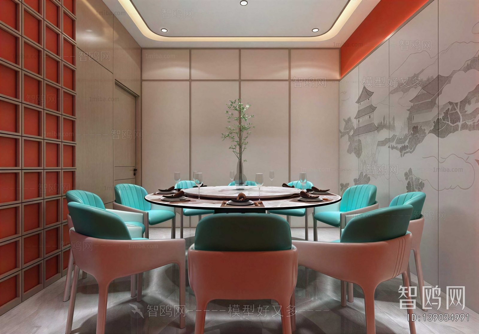 New Chinese Style Restaurant Box