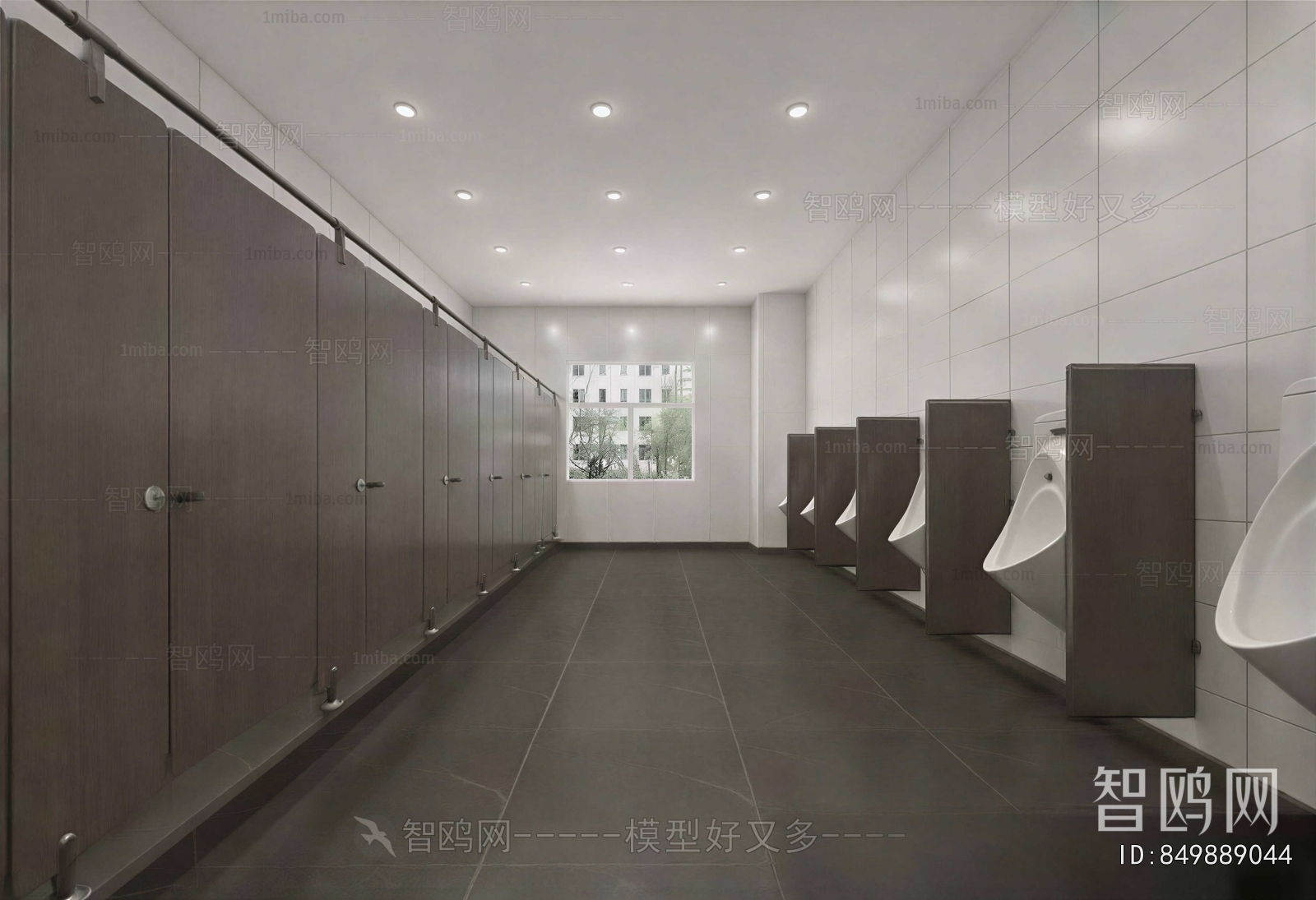 Modern Public Toilet