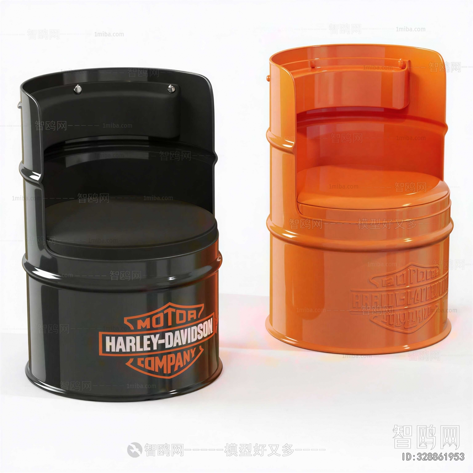 Industrial Style Lounge Chair