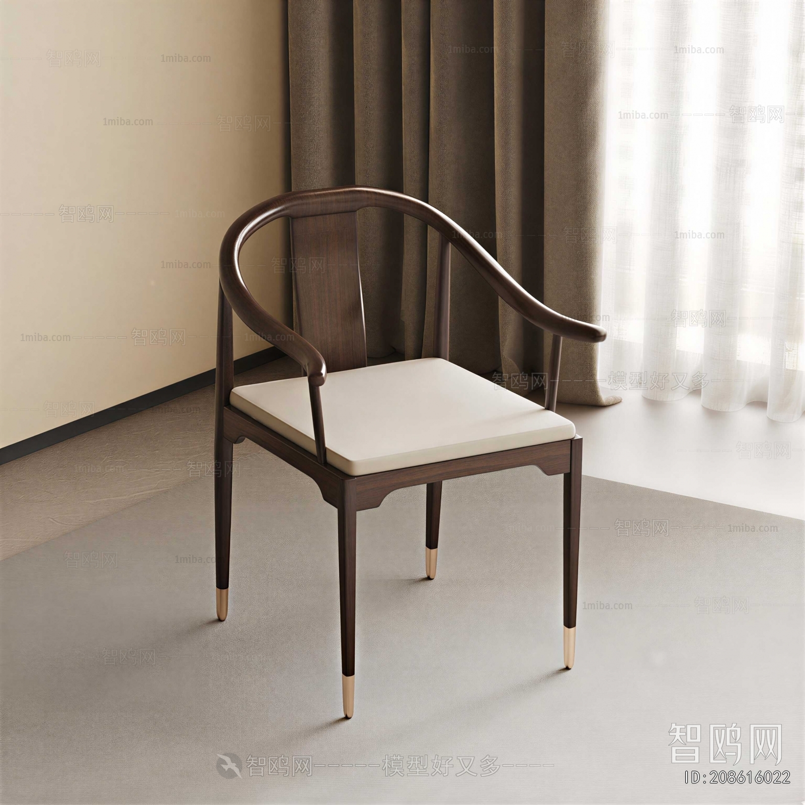 New Chinese Style Lounge Chair