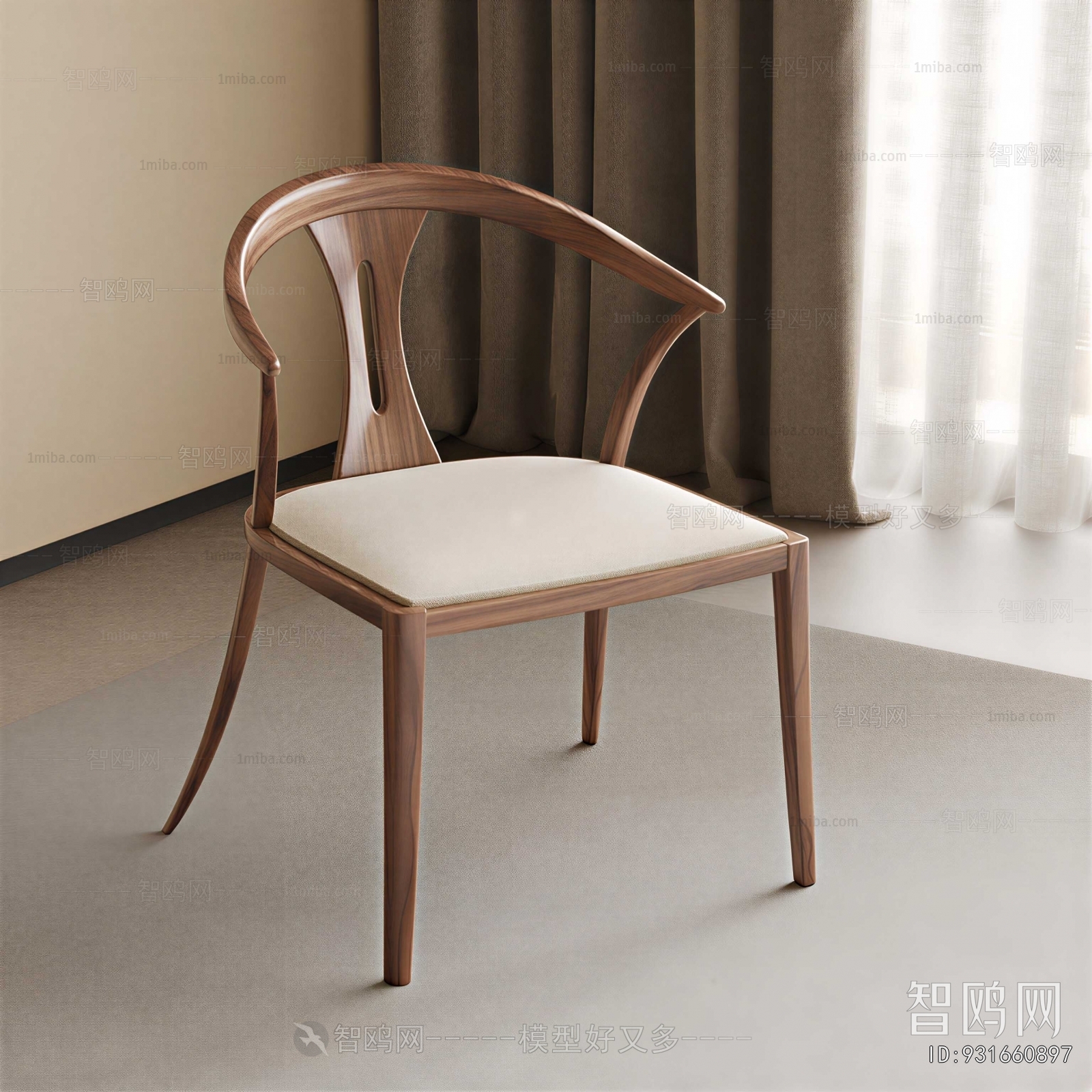 New Chinese Style Lounge Chair