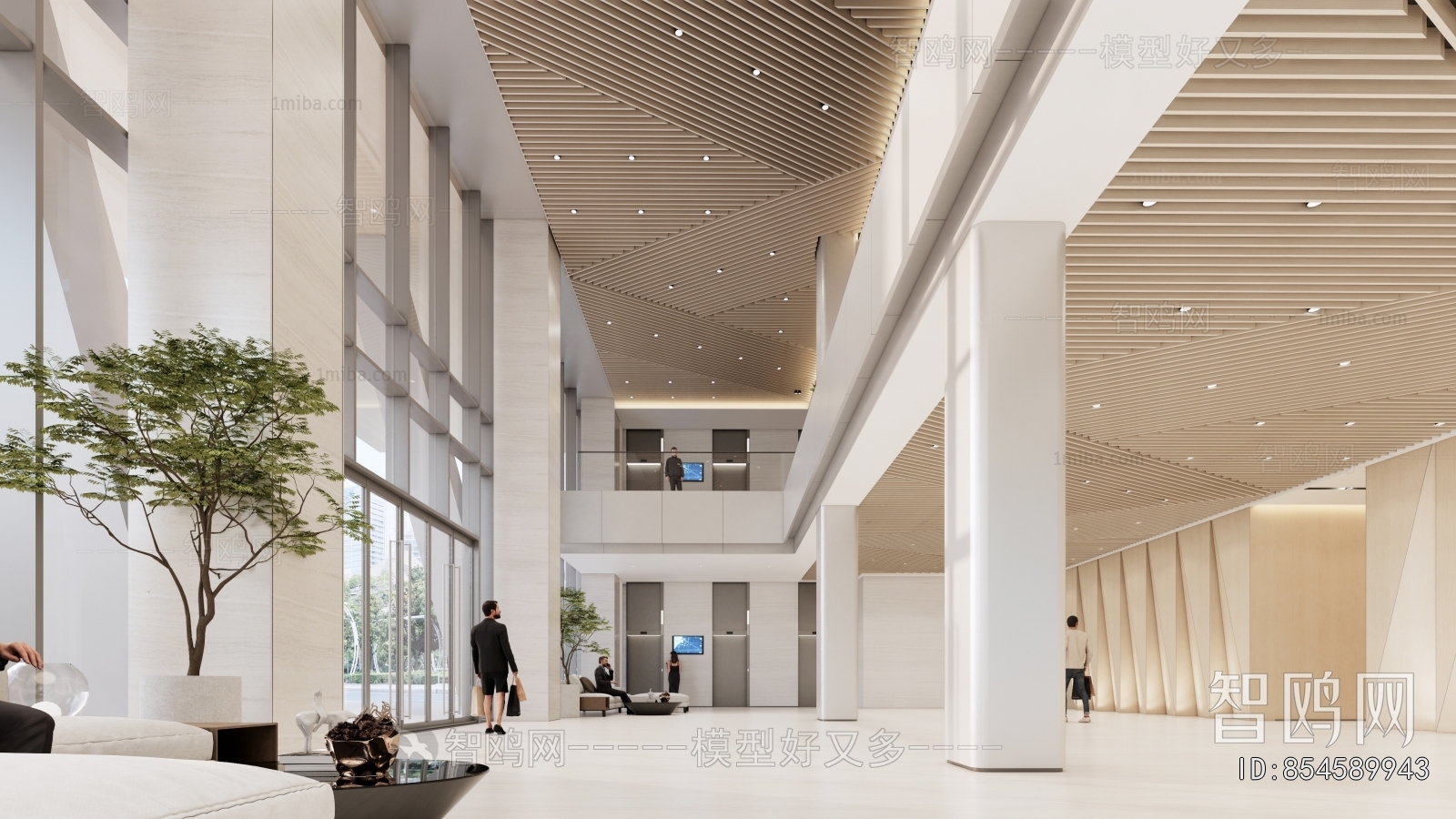 Modern Office Reception Desk