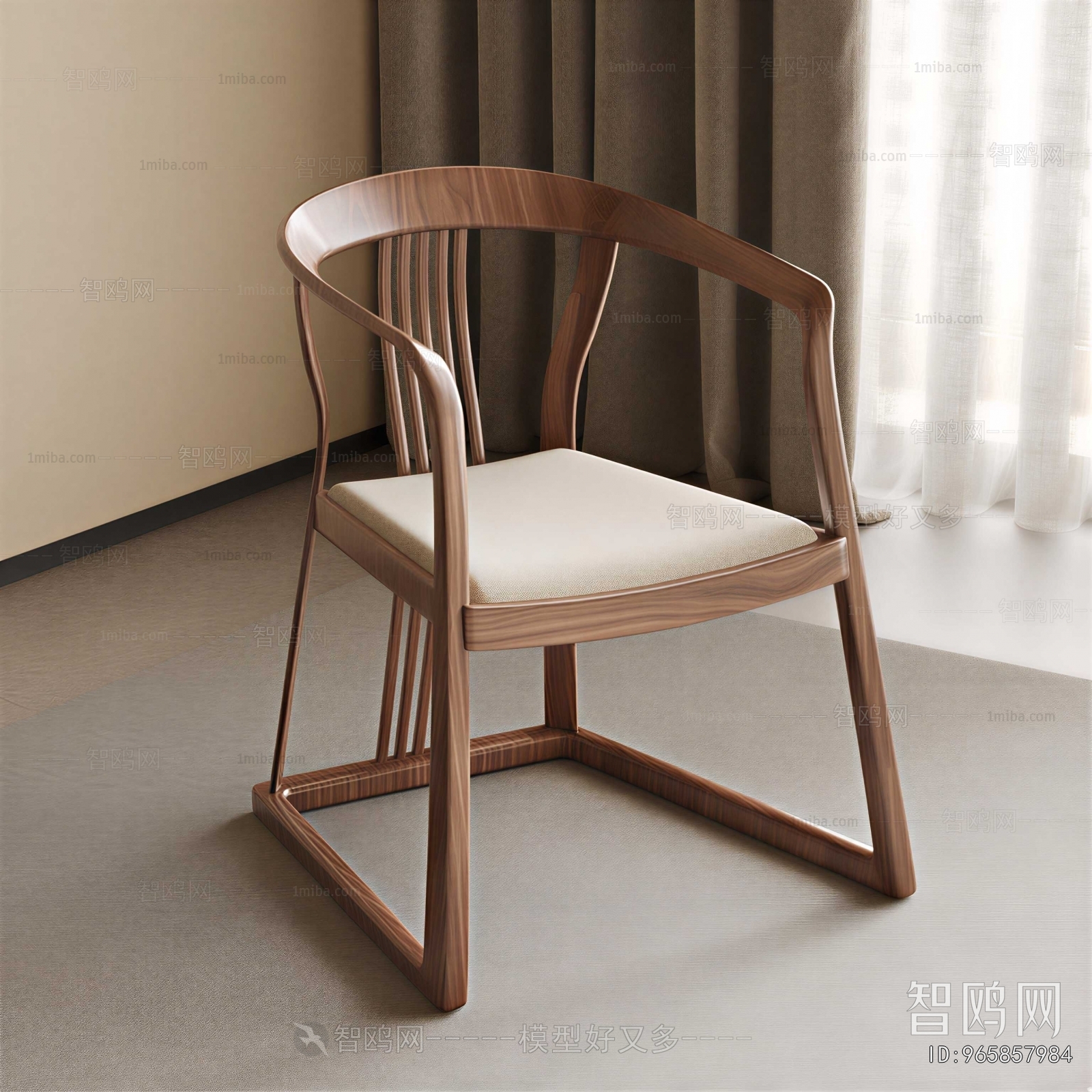 New Chinese Style Lounge Chair