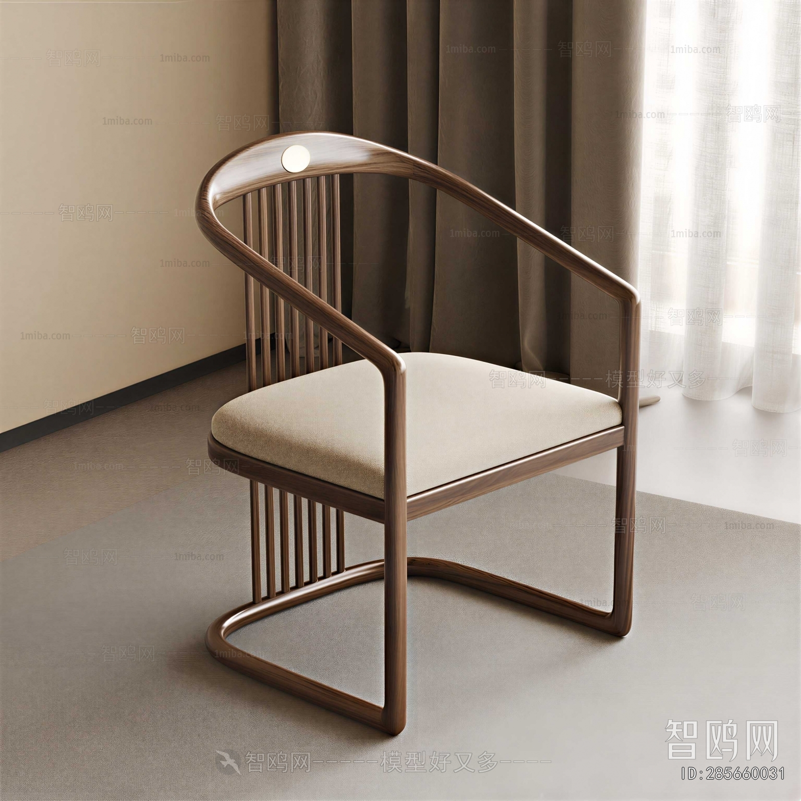 New Chinese Style Lounge Chair