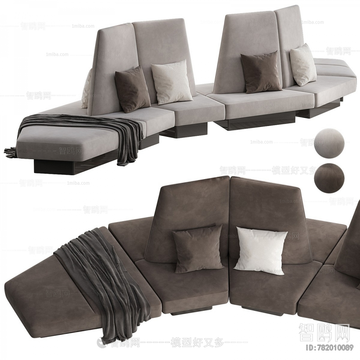 Modern Curved Sofa