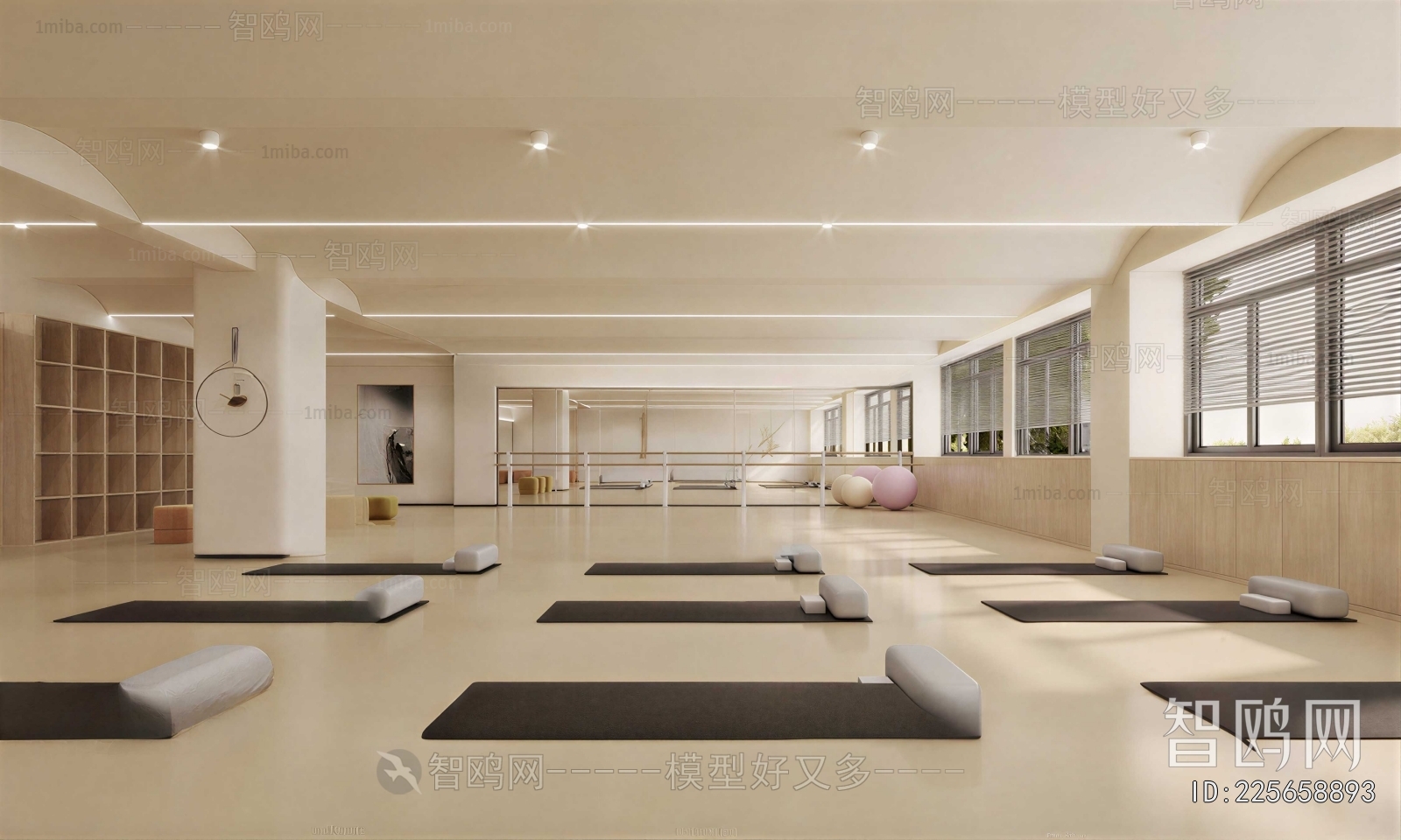 Modern Yoga Room