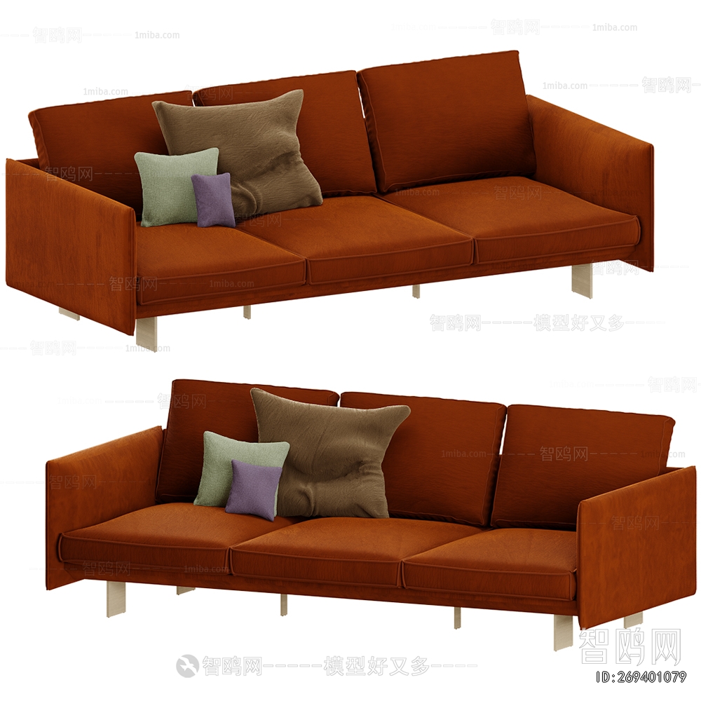 Modern Three-seat Sofa