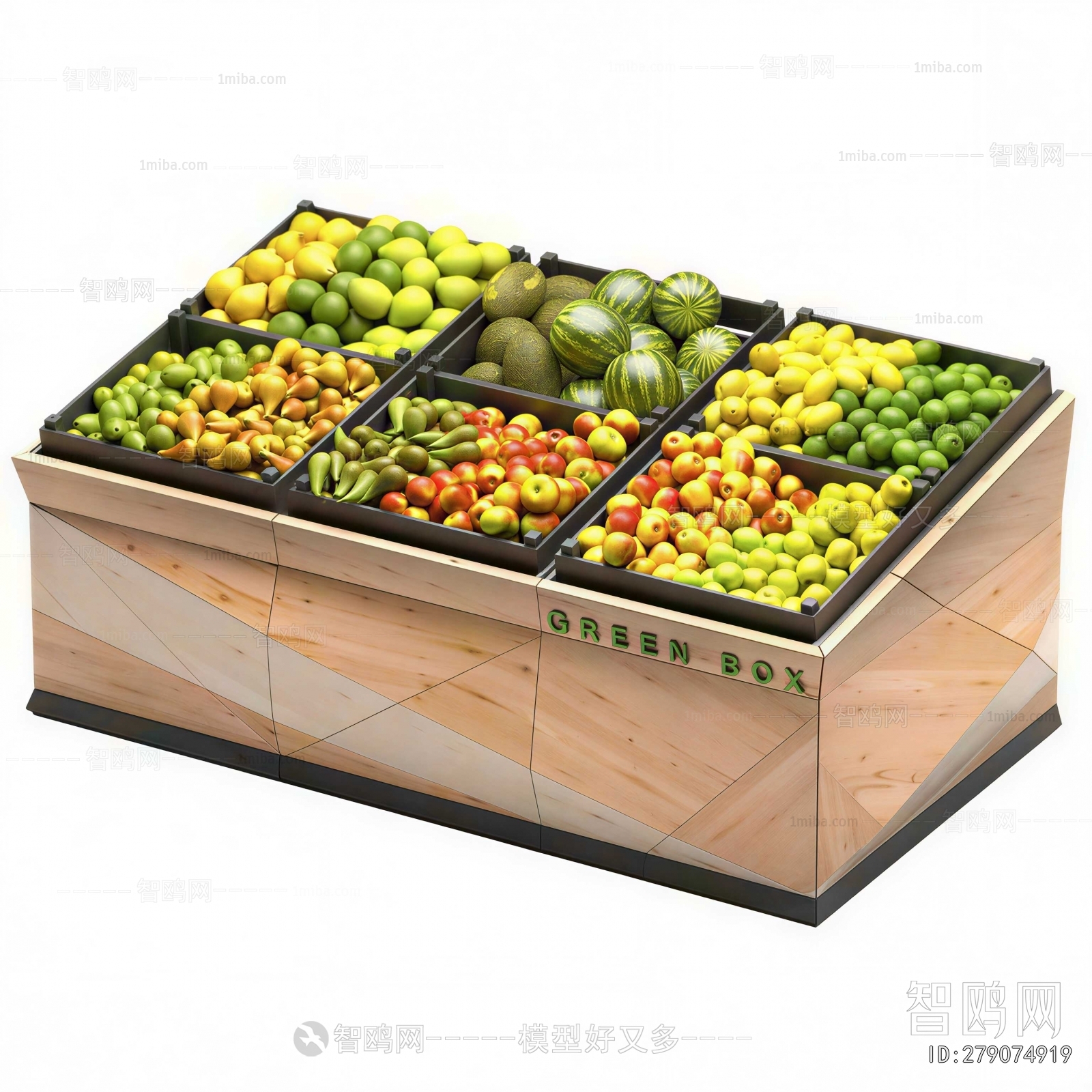 Modern Supermarket Shelf