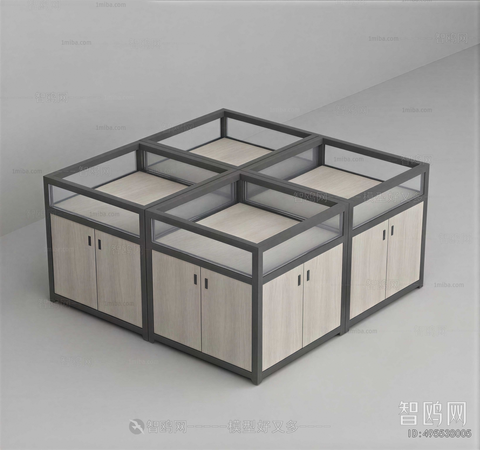 Modern Supermarket Shelf