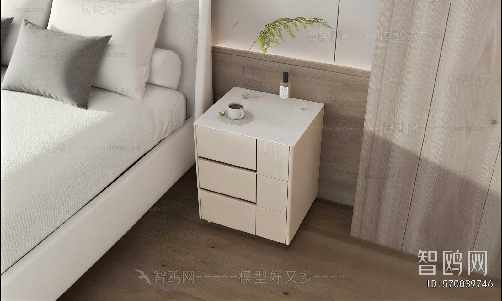 Modern Bedside Cupboard