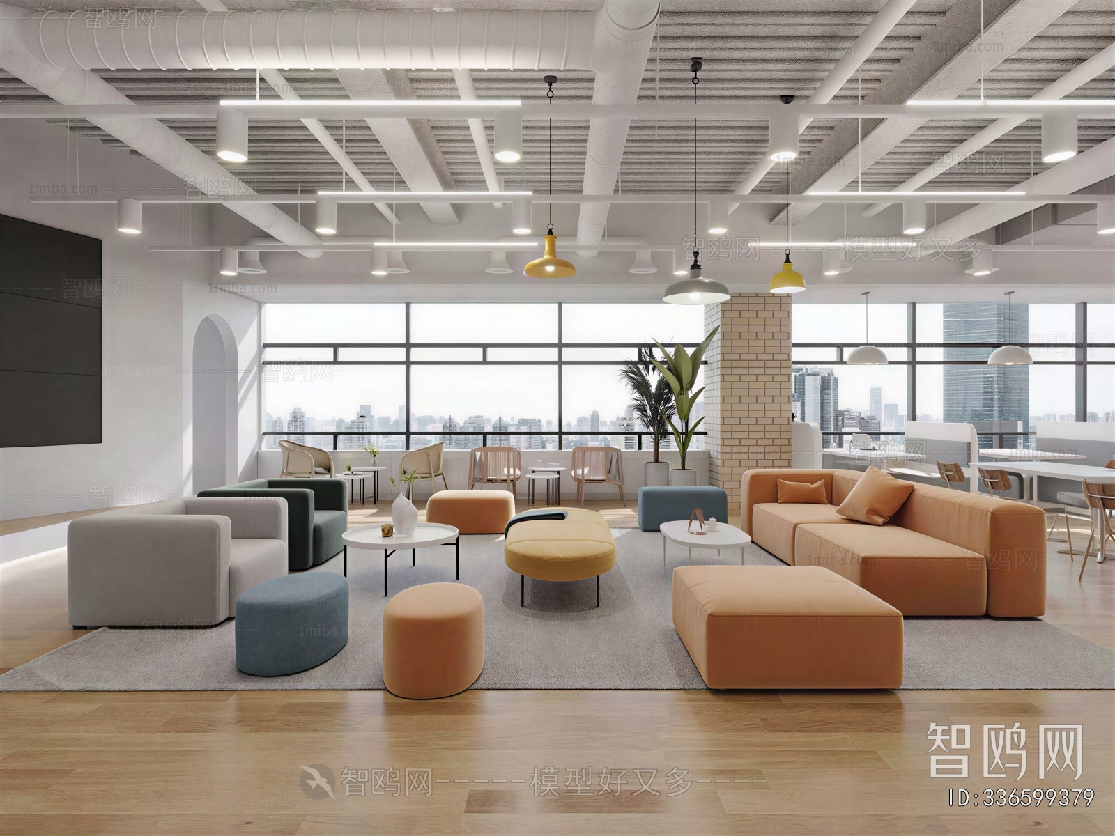 Modern Office Rest Area