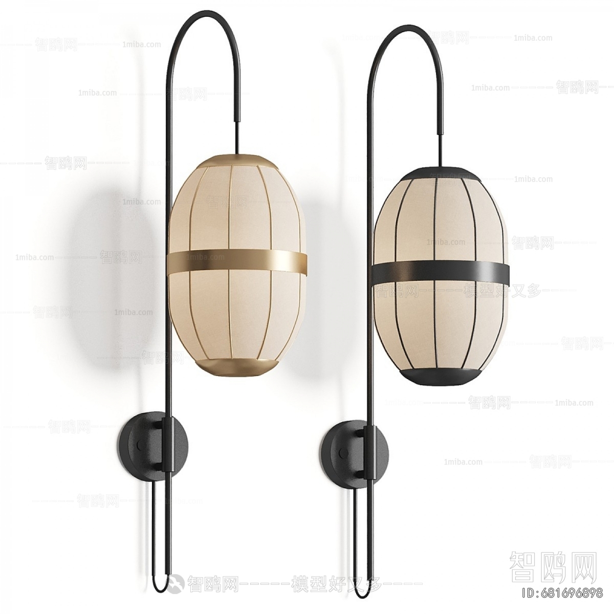 New Chinese Style Wall Lamp