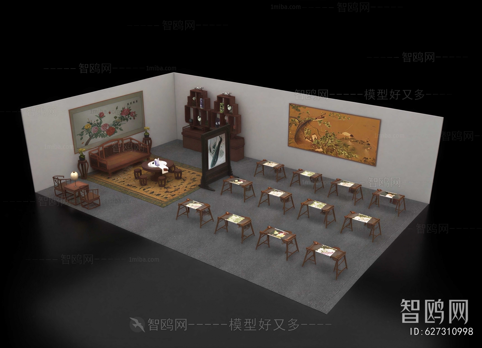 New Chinese Style Teahouse Tea House