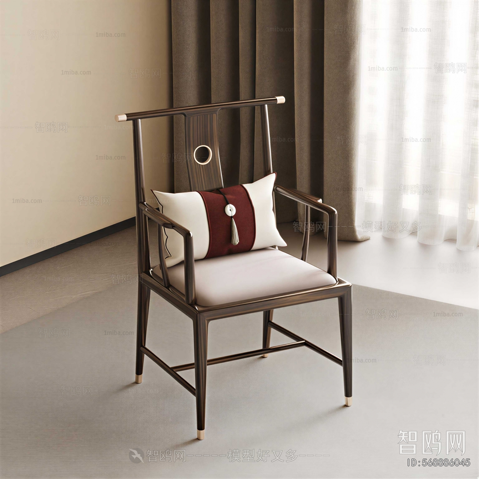 New Chinese Style Lounge Chair