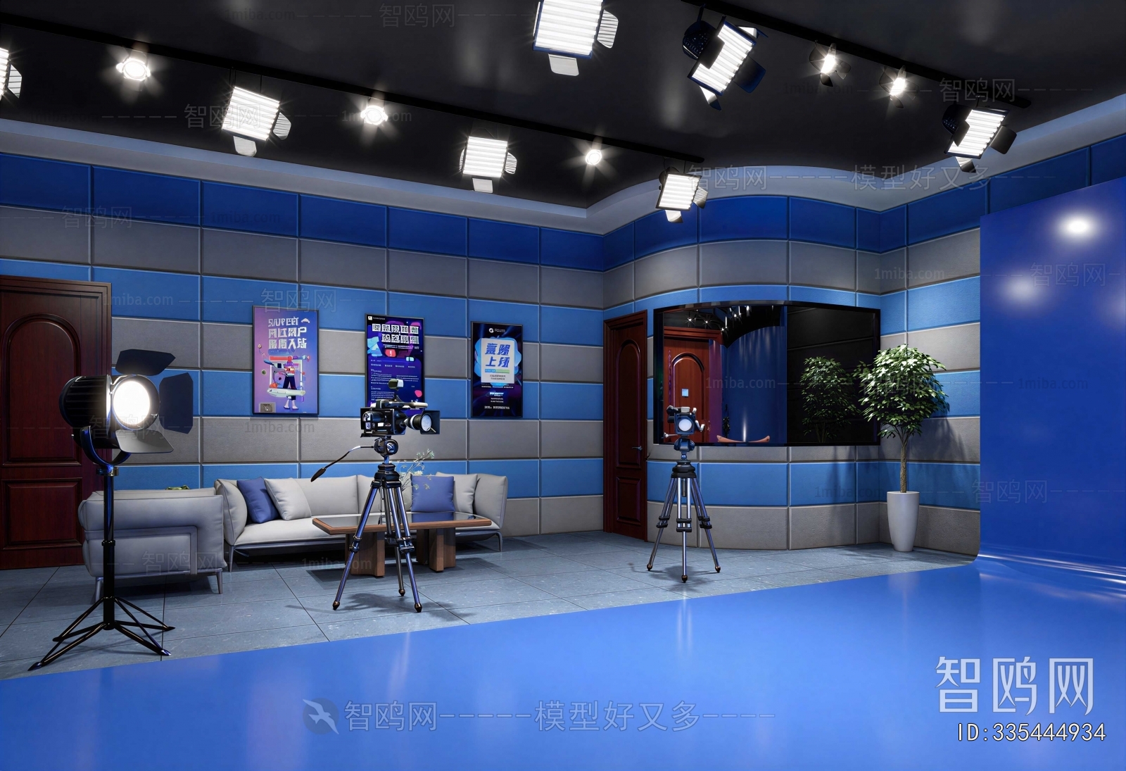 Modern Studio/Recording Studio/Live Room