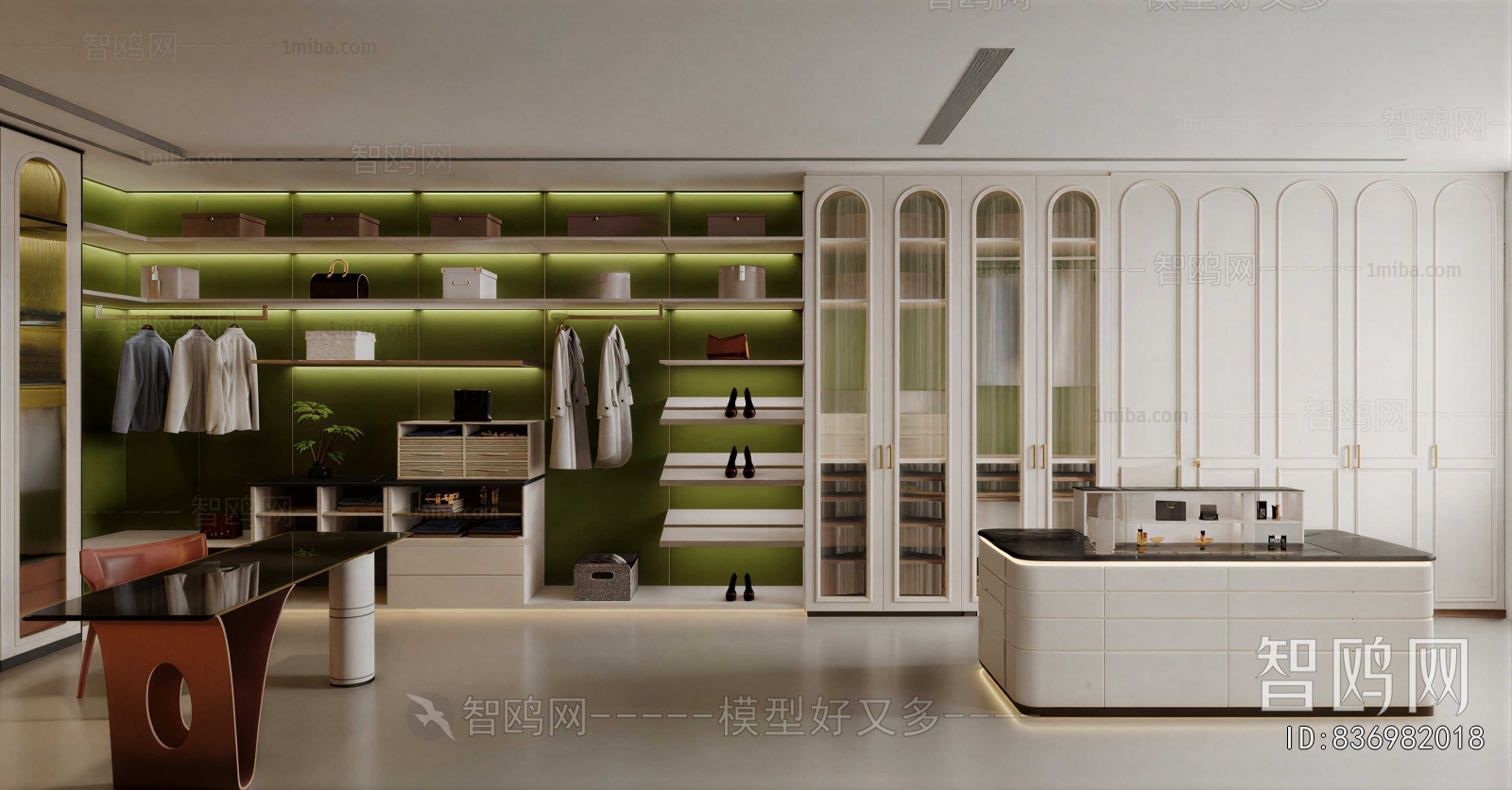 Modern Clothes Storage Area