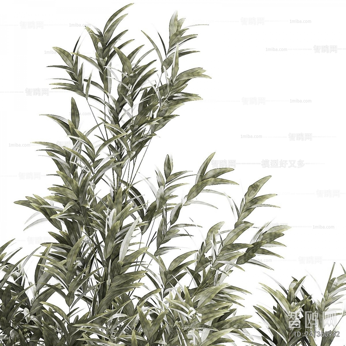 Modern Ground Green Plant Potted Plants