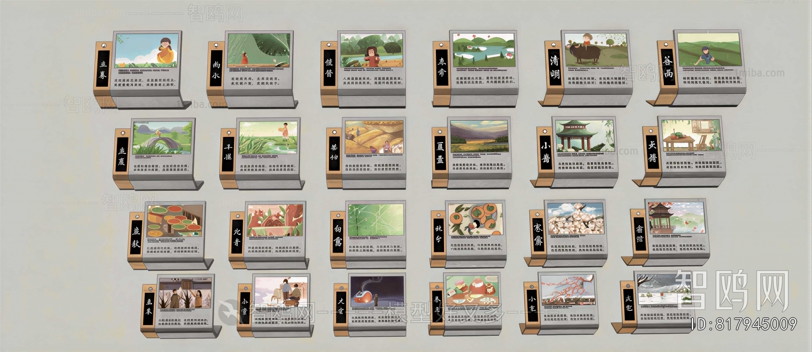 Modern Guide Board/bulletin Board