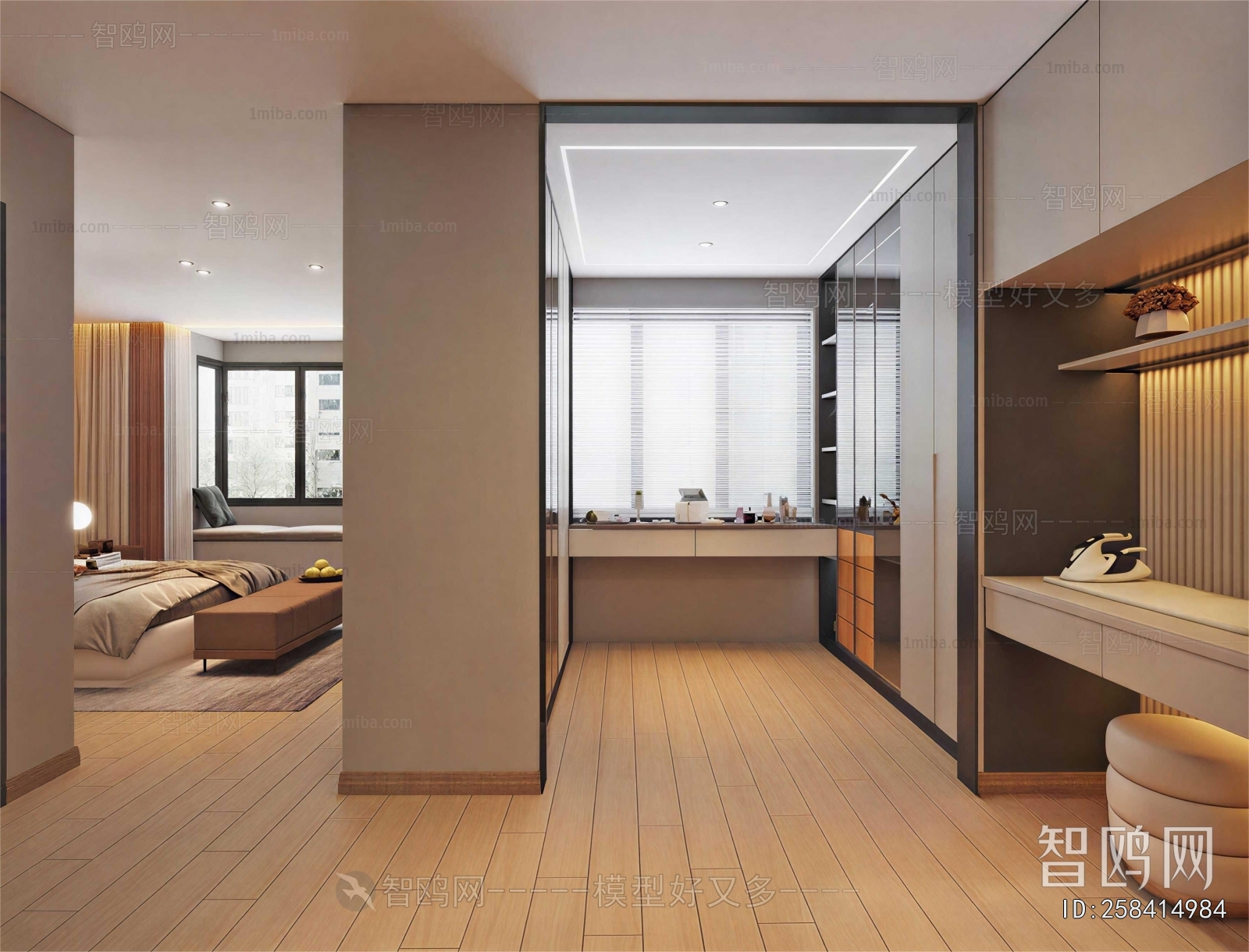 Modern Clothes Storage Area