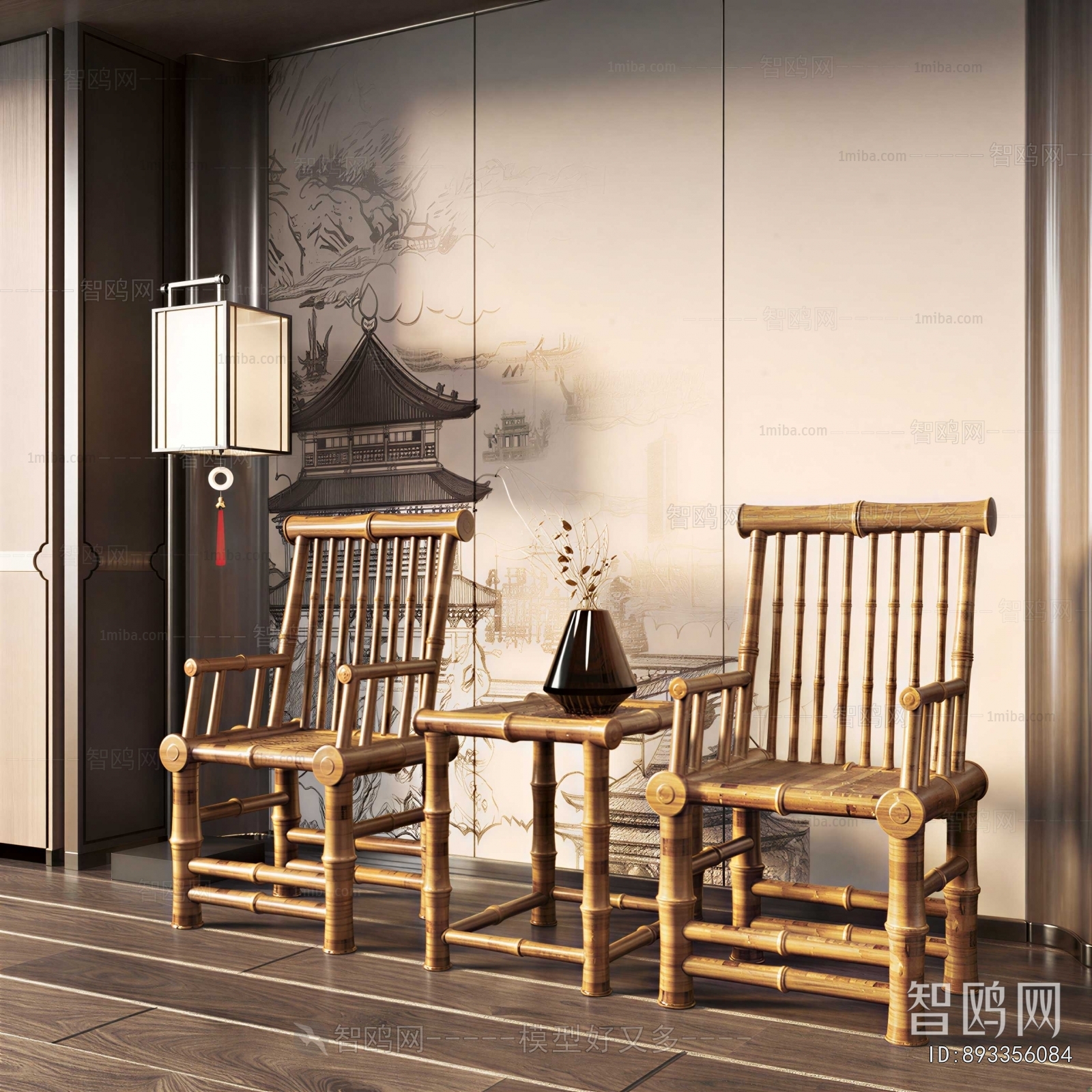 New Chinese Style Lounge Chair